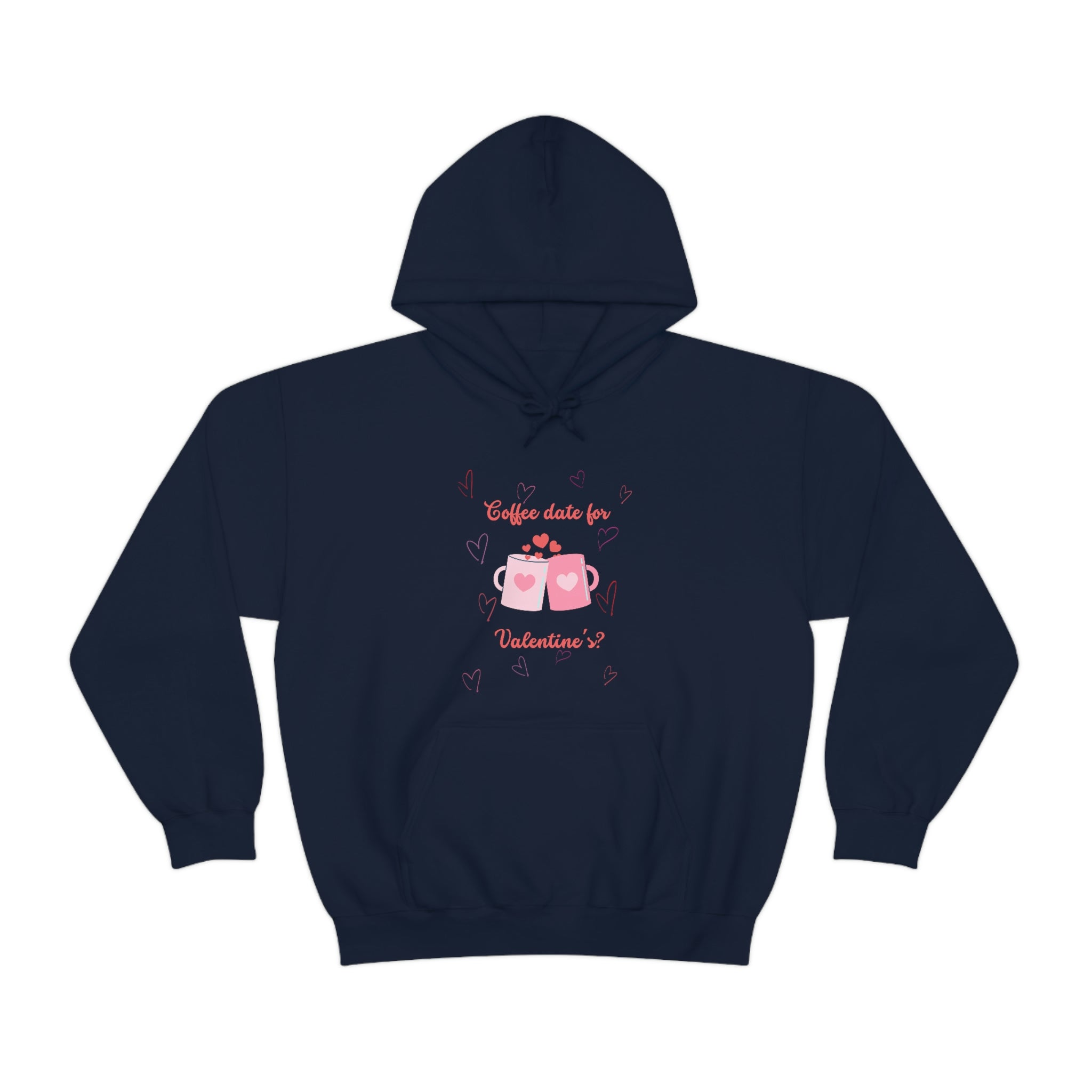 Coffee Date For Valentine's Unisex Heavy Blend™ Hooded Sweatshirt