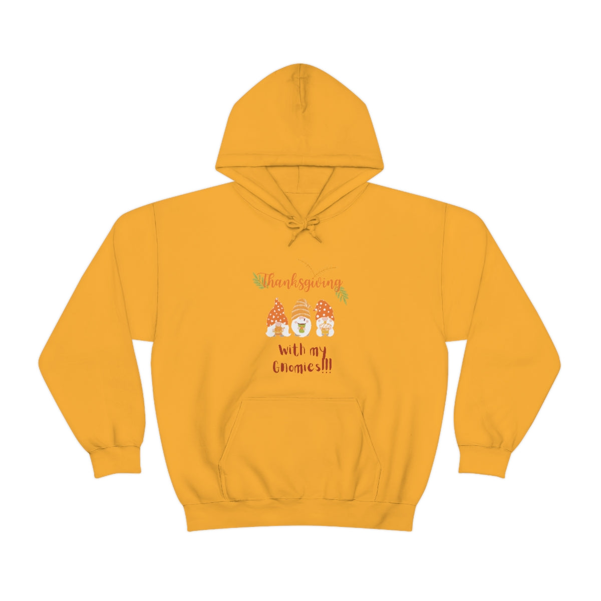 Thanksgiving With My Gnomies Unisex Heavy Blend™ Hooded Sweatshirt
