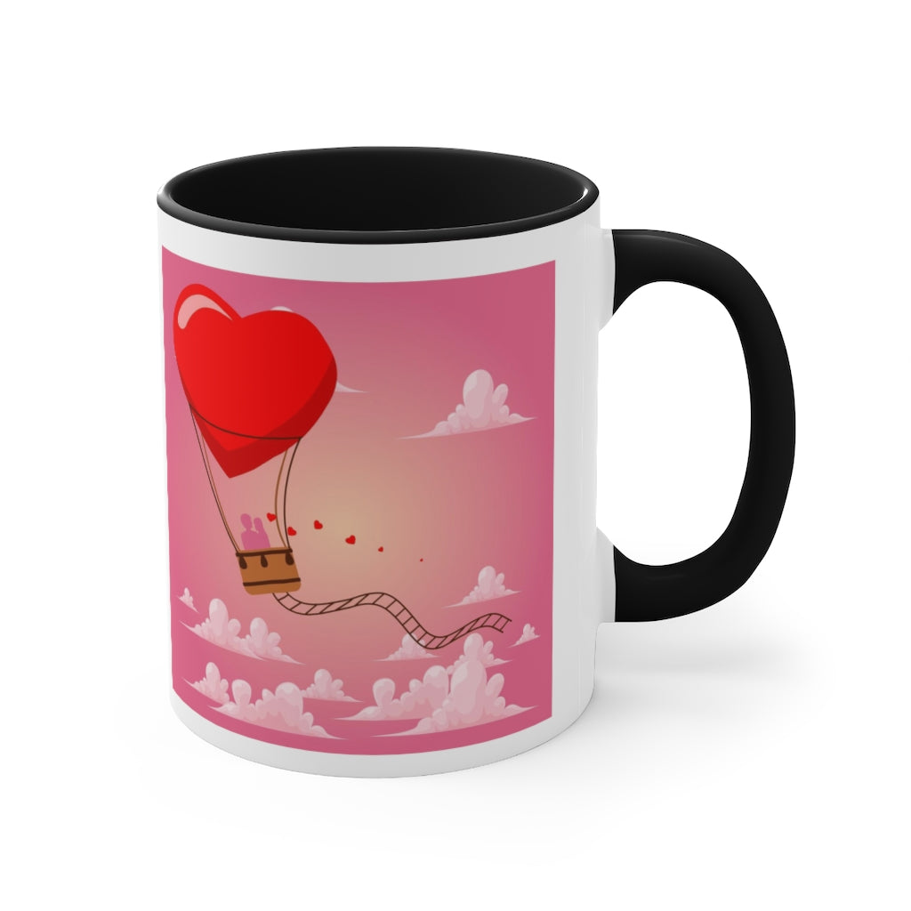 Happy Valentine's Day Accent Mug