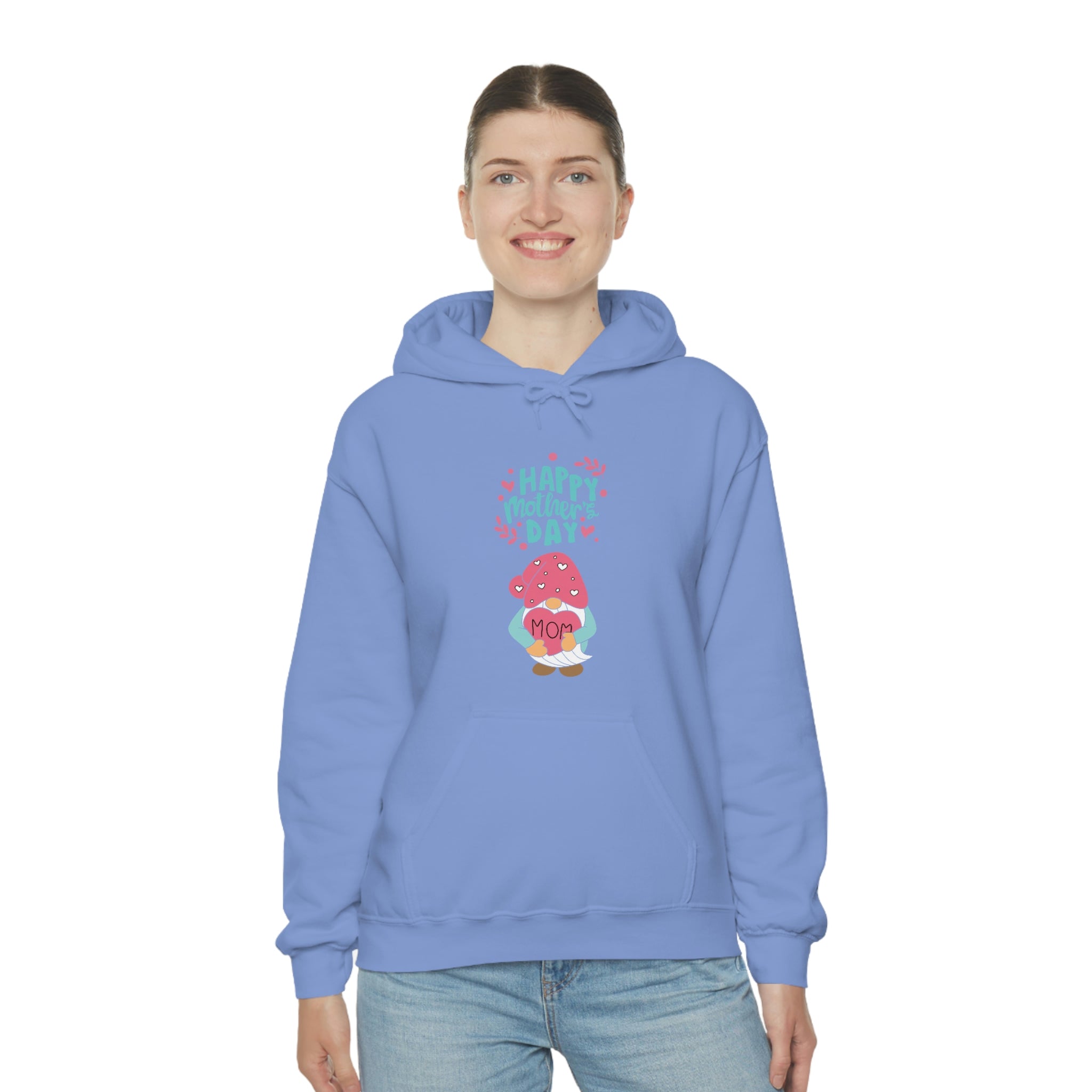 Happy Mother's Day Gnome Unisex Heavy Blend™ Hooded Sweatshirt