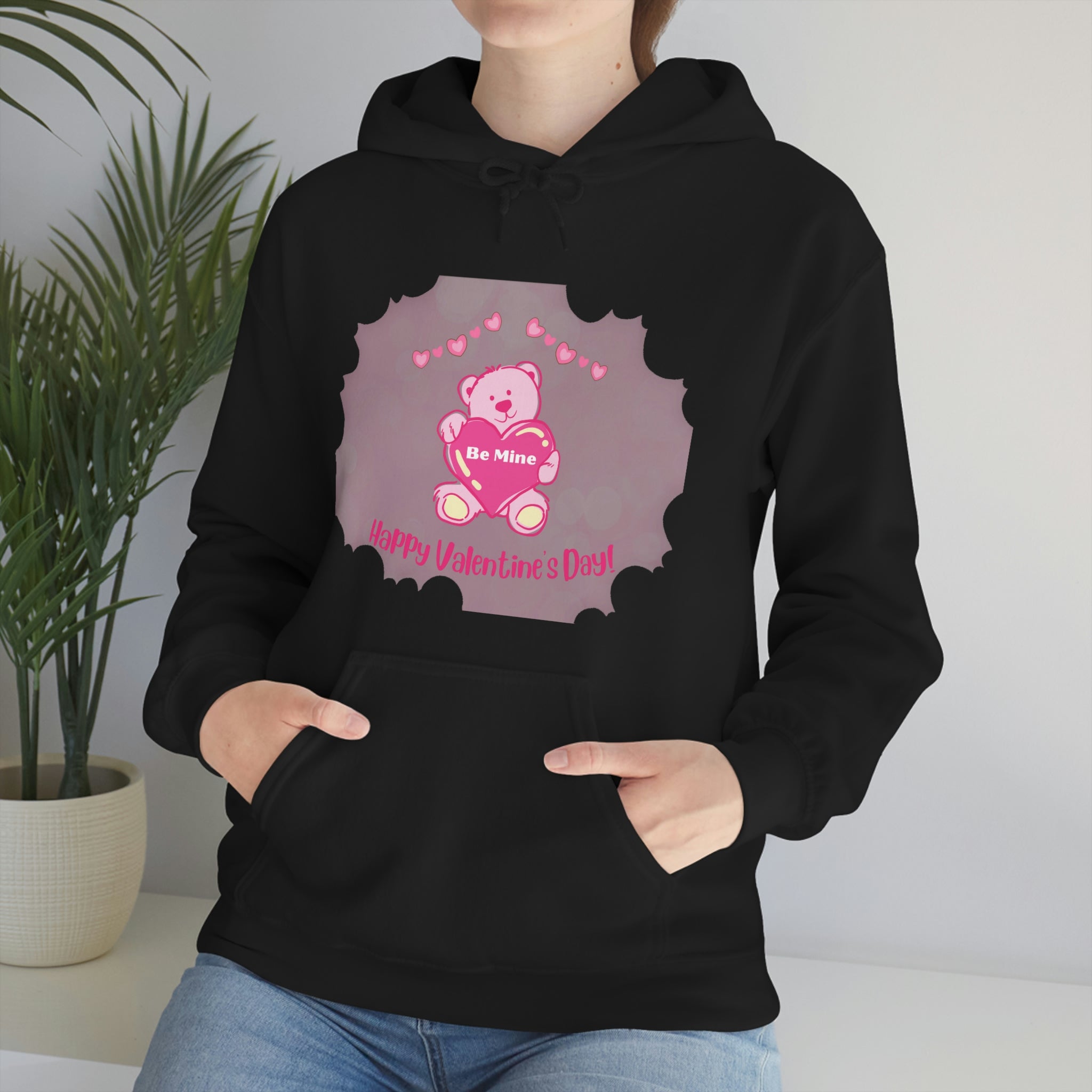 Happy Valentine's Day Be Mine Unisex Heavy Blend™ Hooded Sweatshirt