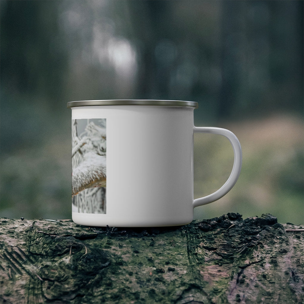 Merry Christmas Enamel Camping Mug