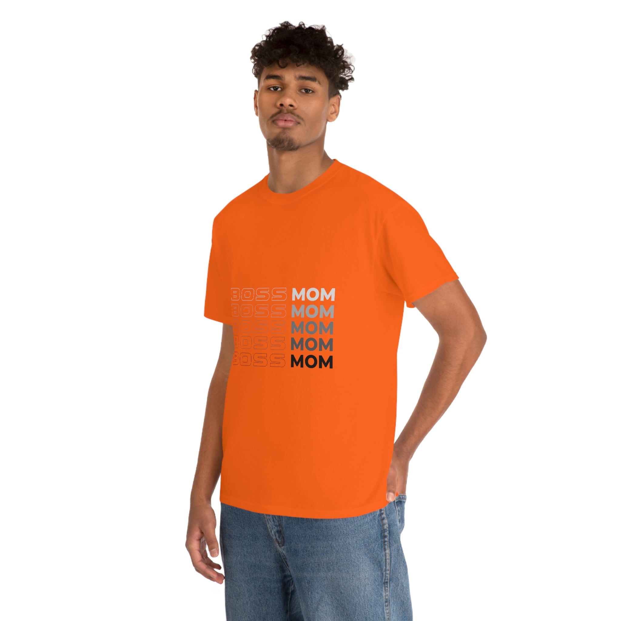Boss Mom Unisex Heavy Cotton Tee