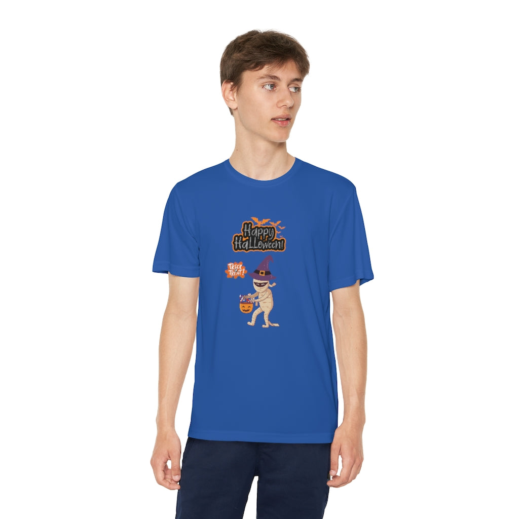 Happy Halloween Mummy Youth Competitor Tee
