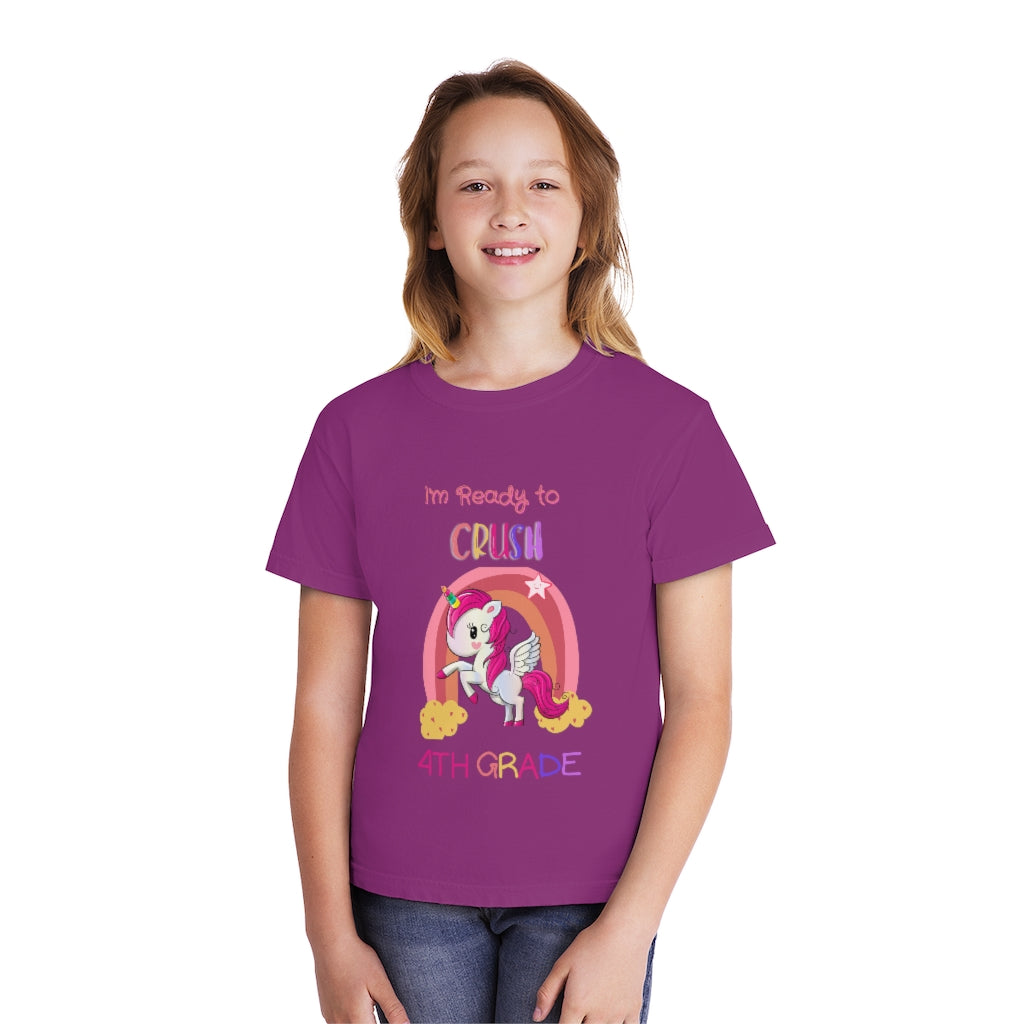 Ready To Crush 4th Grade Youth Midweight Tee