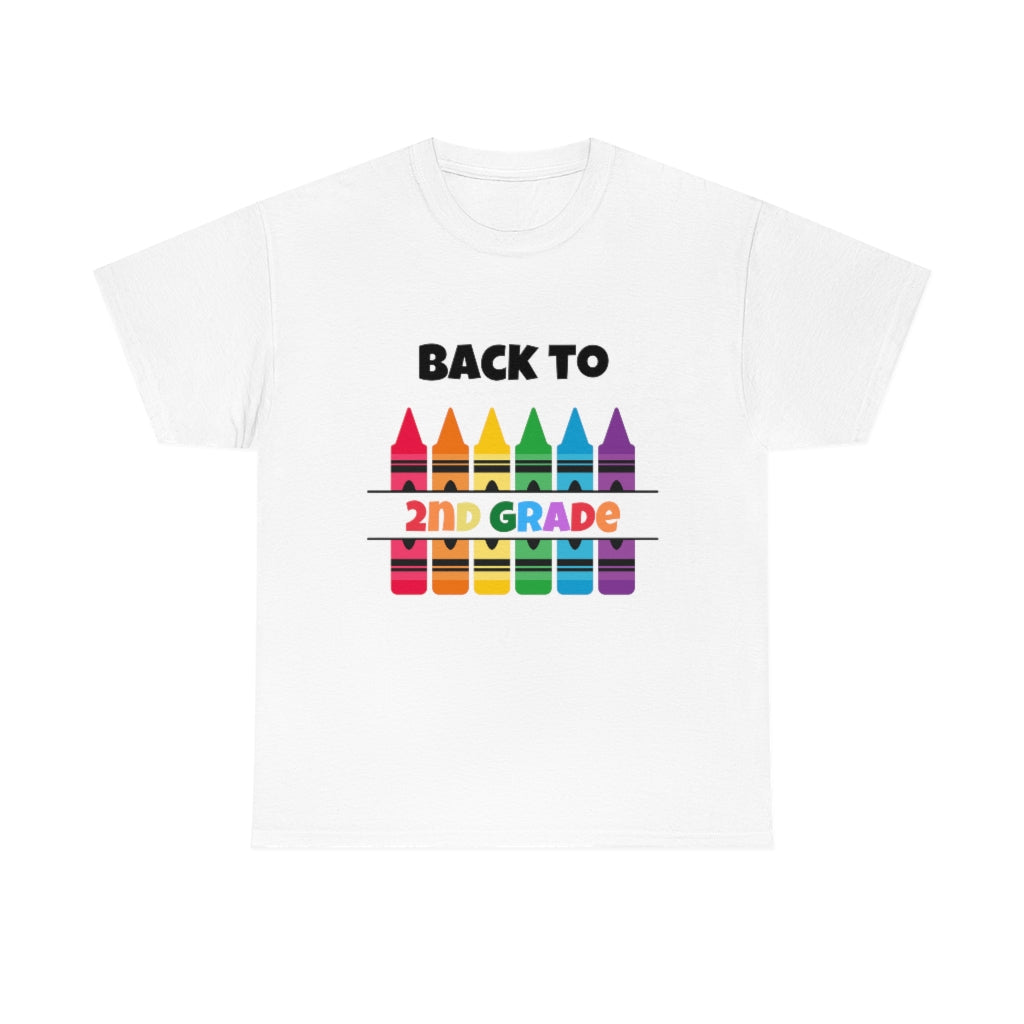 Back to 2nd Grade Unisex Heavy Cotton Tee