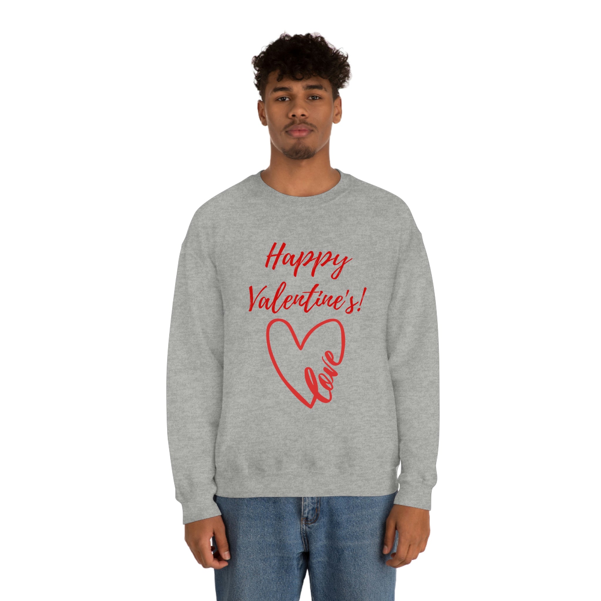 Happy Valentine's Love! Unisex Heavy Blend™ Crewneck Sweatshirt