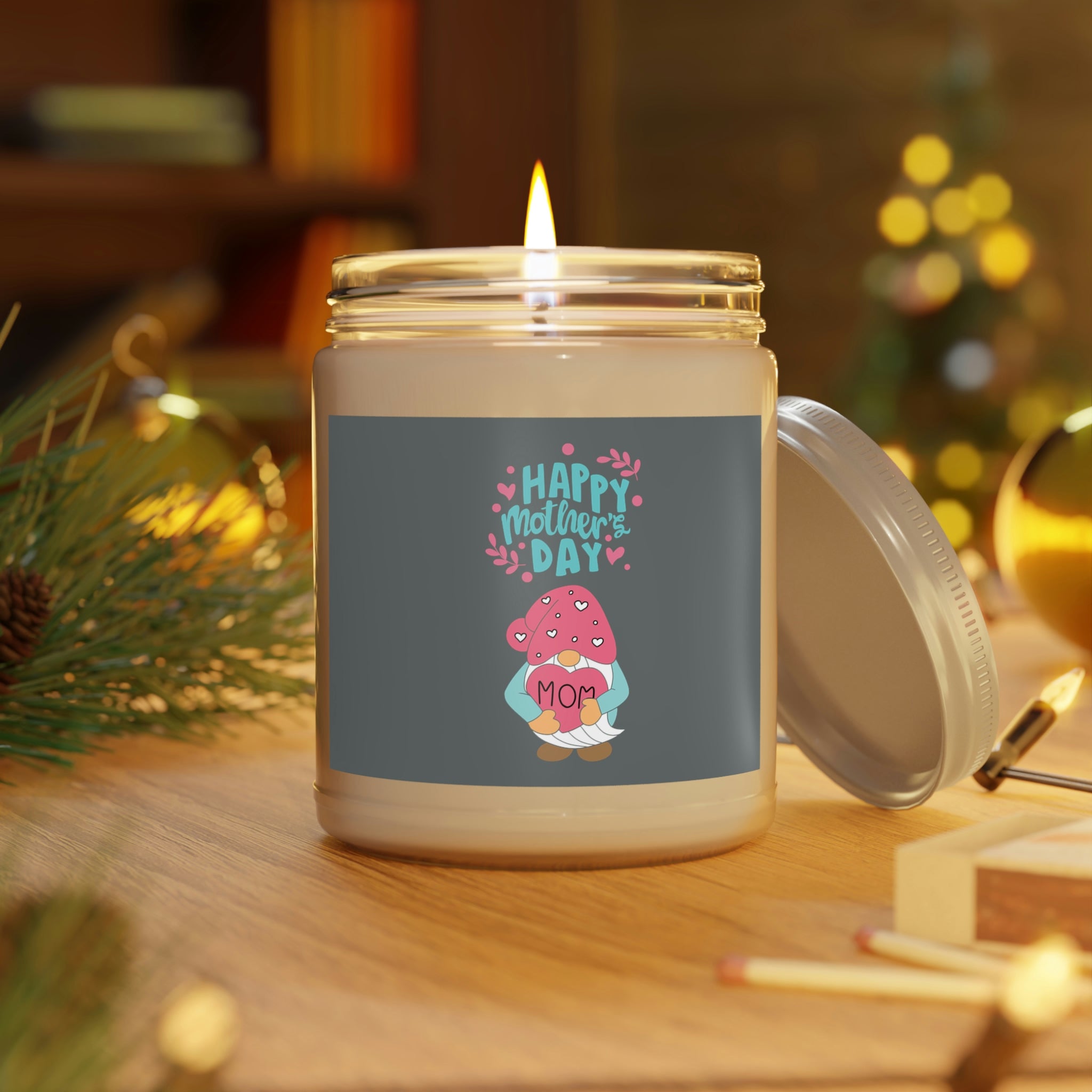 Happy Mother's Day Gnome Scented Candles, 9oz