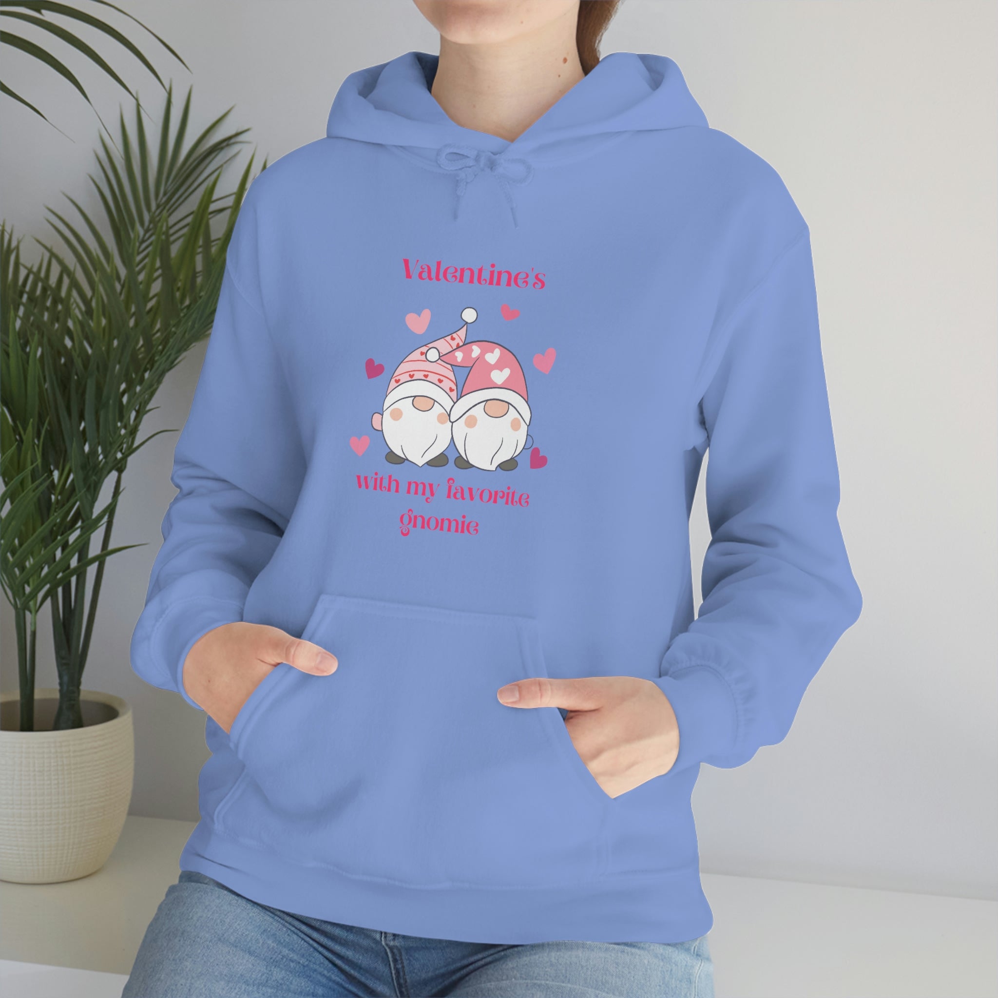 Valentine's With My Favorite Gnomie Unisex Heavy Blend™ Hooded Sweatshirt