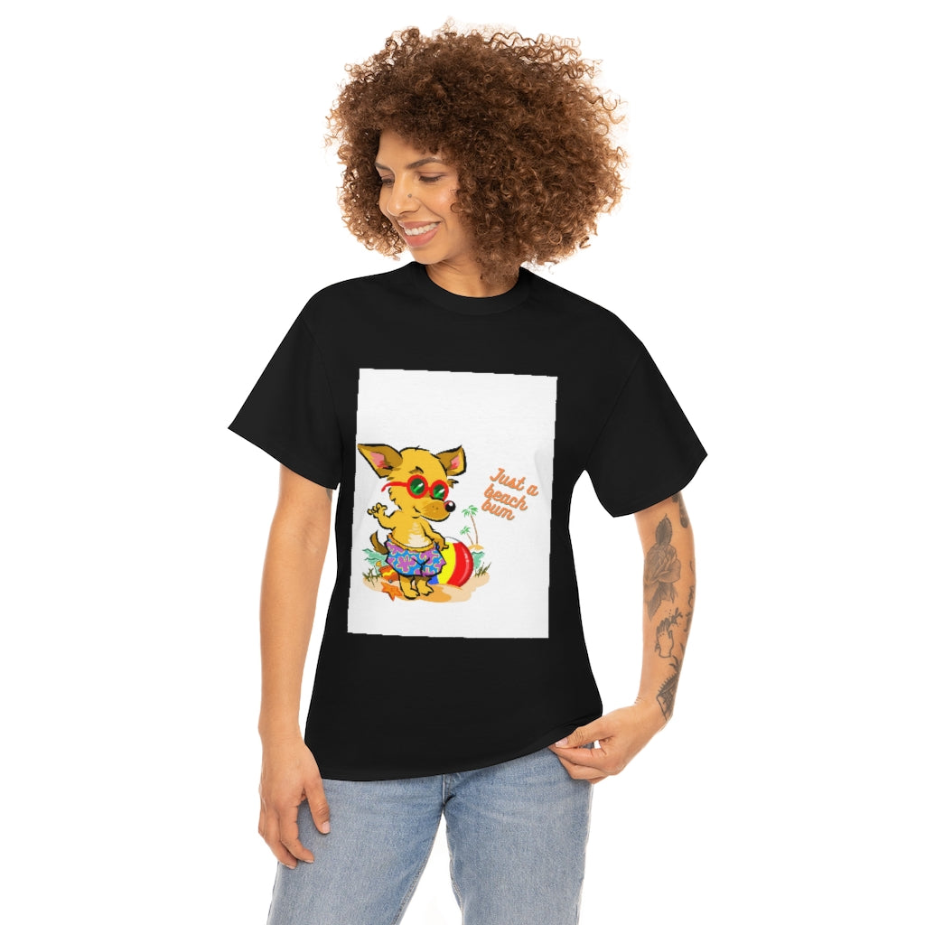 Just A Beach Bum Unisex Heavy Cotton Tee