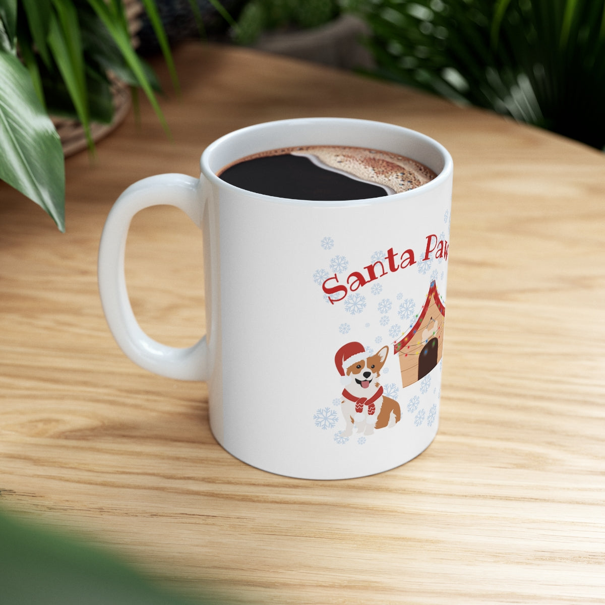 Santa Paw Ceramic Mug 11oz