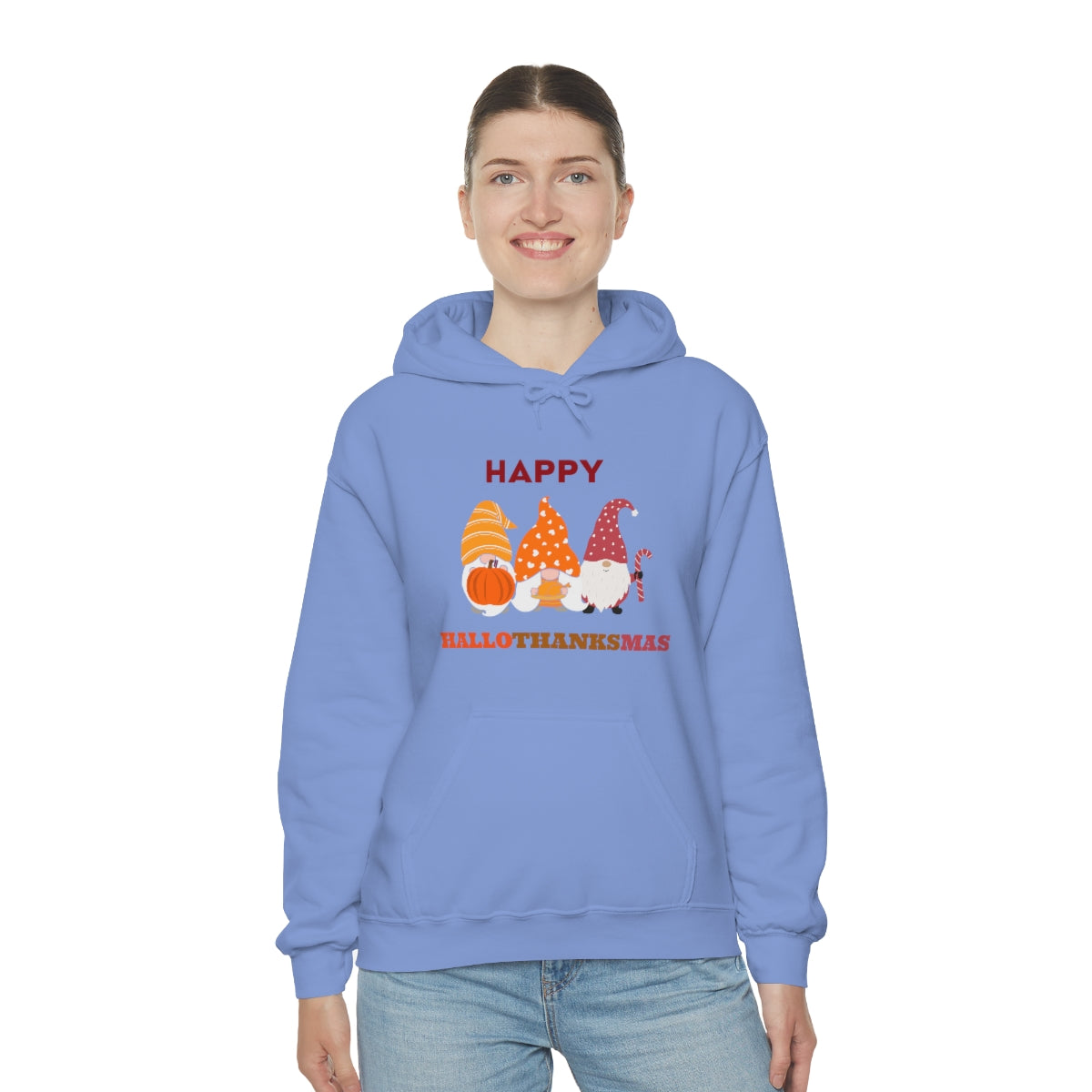 Happy Hallothanksmas Unisex Heavy Blend™ Hooded Sweatshirt