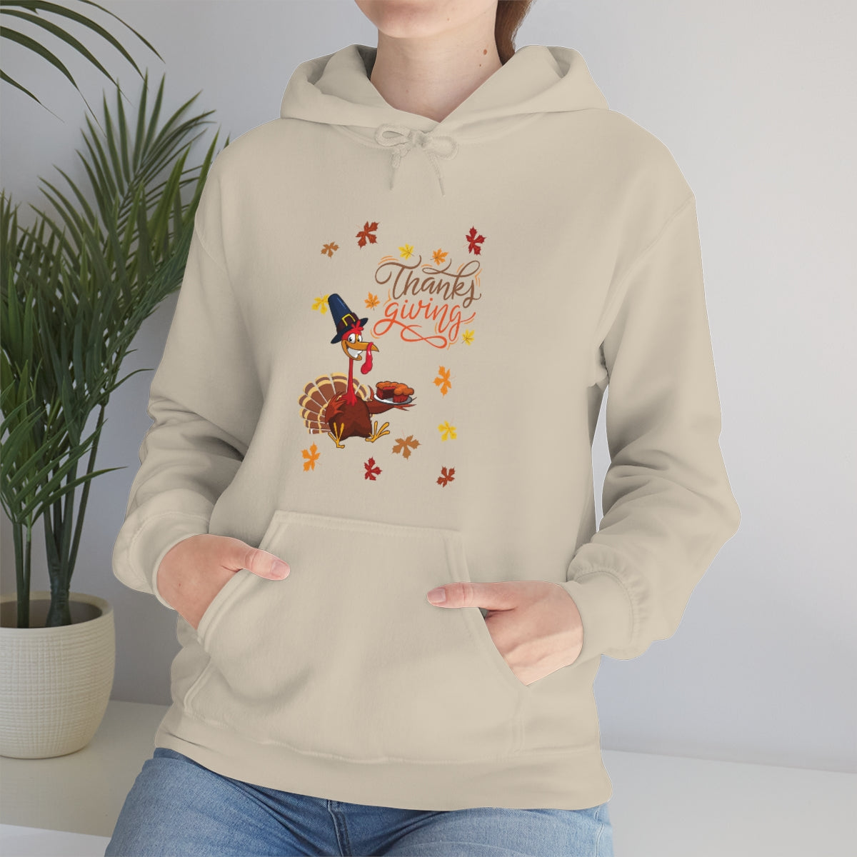 Thanksgiving Turkey Unisex Heavy Blend™ Hooded Sweatshirt