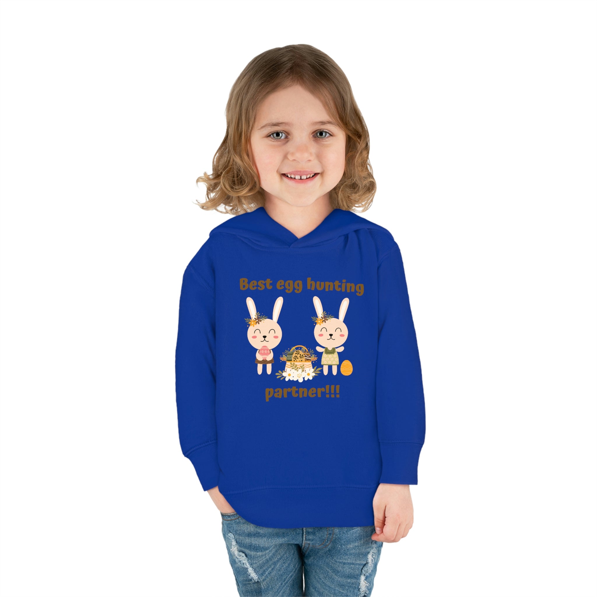 Egg Easter Partner Toddler Pullover Fleece Hoodie