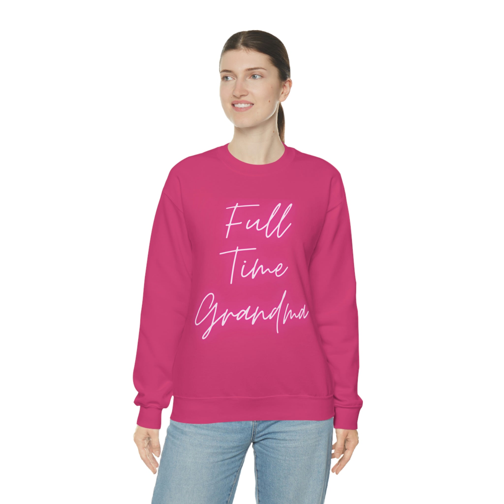 Full Time Grandma Unisex Heavy Blend™ Crewneck Sweatshirt