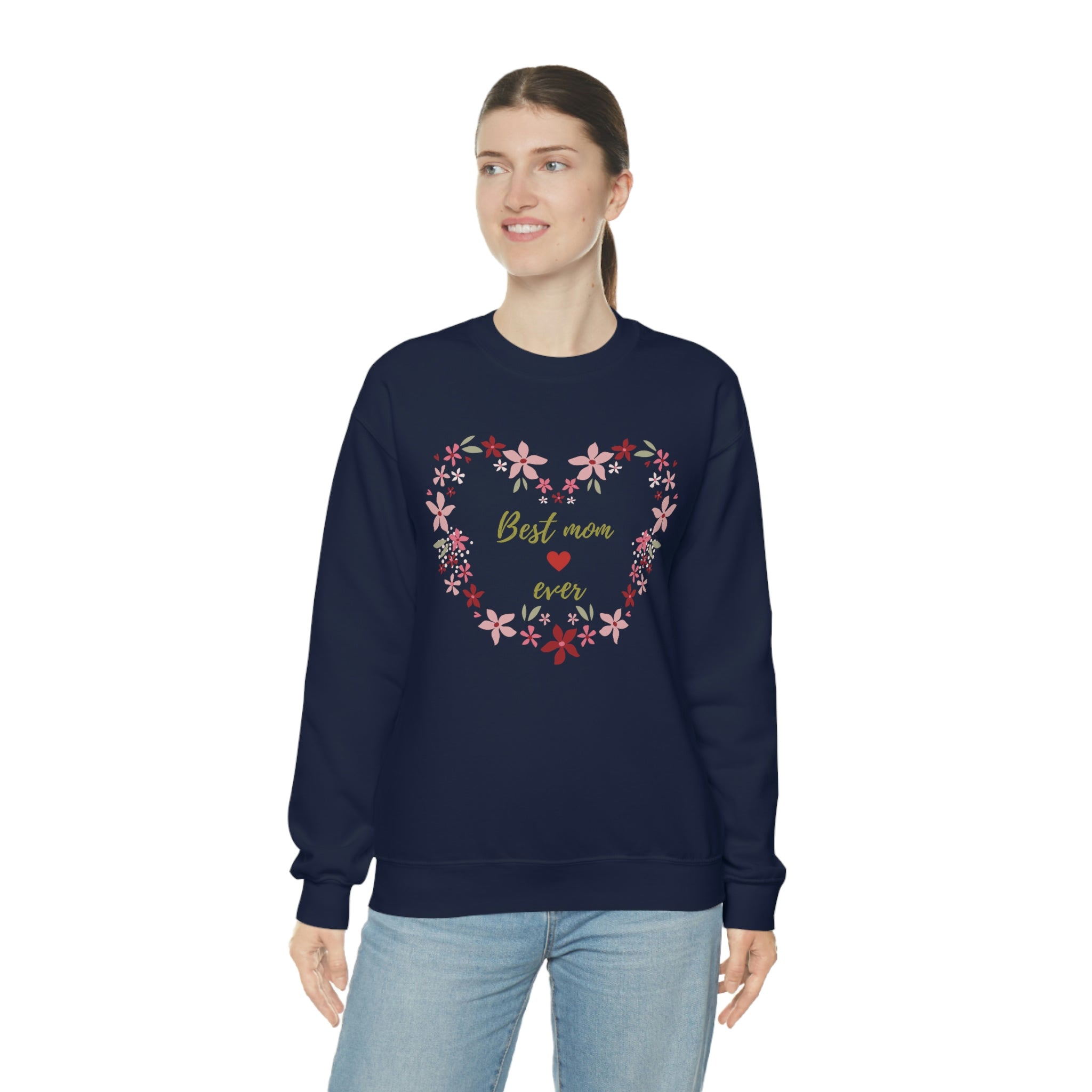 Best Mom Ever Unisex Heavy Blend™ Crewneck Sweatshirt