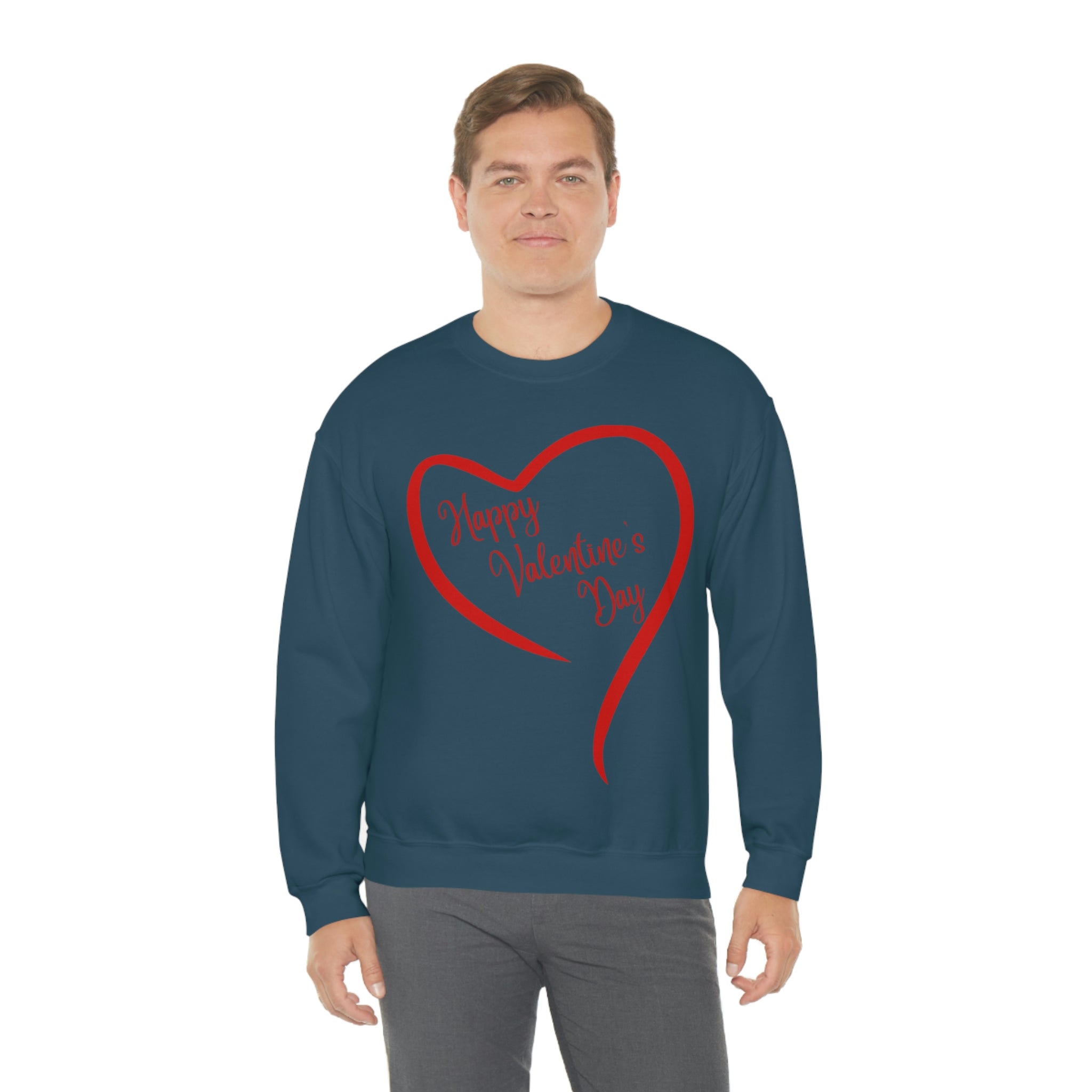 Happy Valentine's Day Unisex Heavy Blend™ Crewneck Sweatshirt