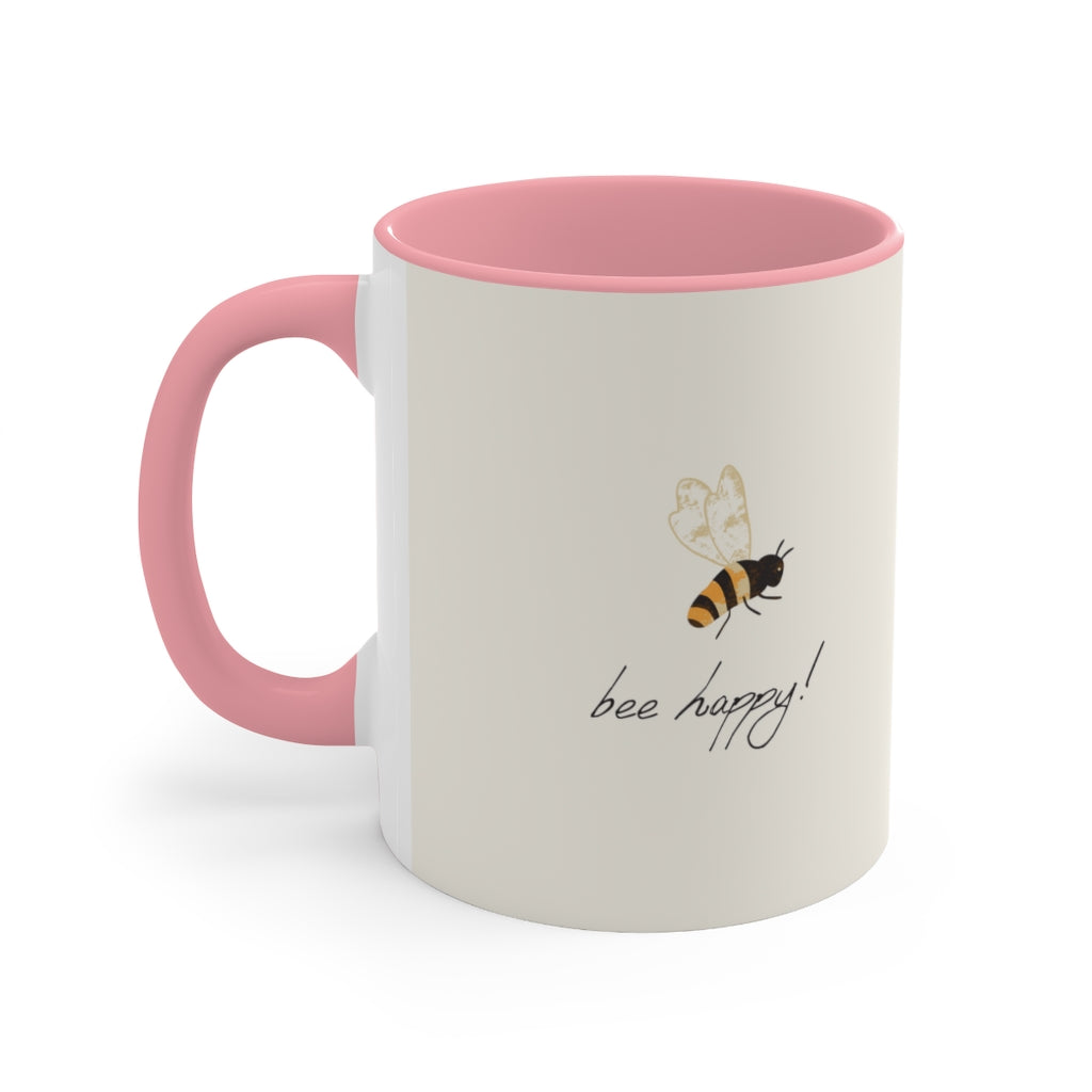 Bee Happy Accent Mug