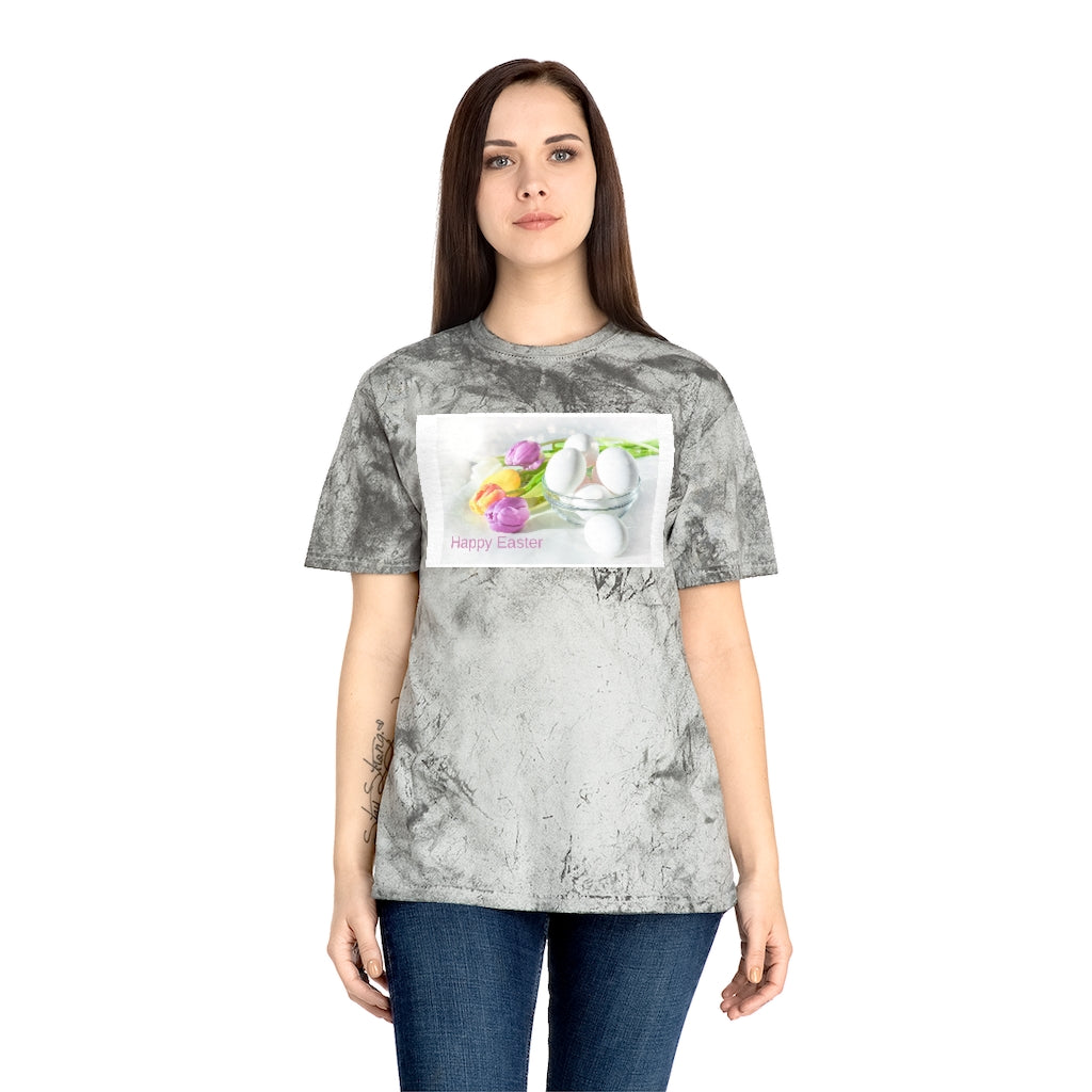 Happy Easter Unisex Color Blast T-Shirt