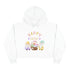 Happy Easter Gnome Crop Hoodie