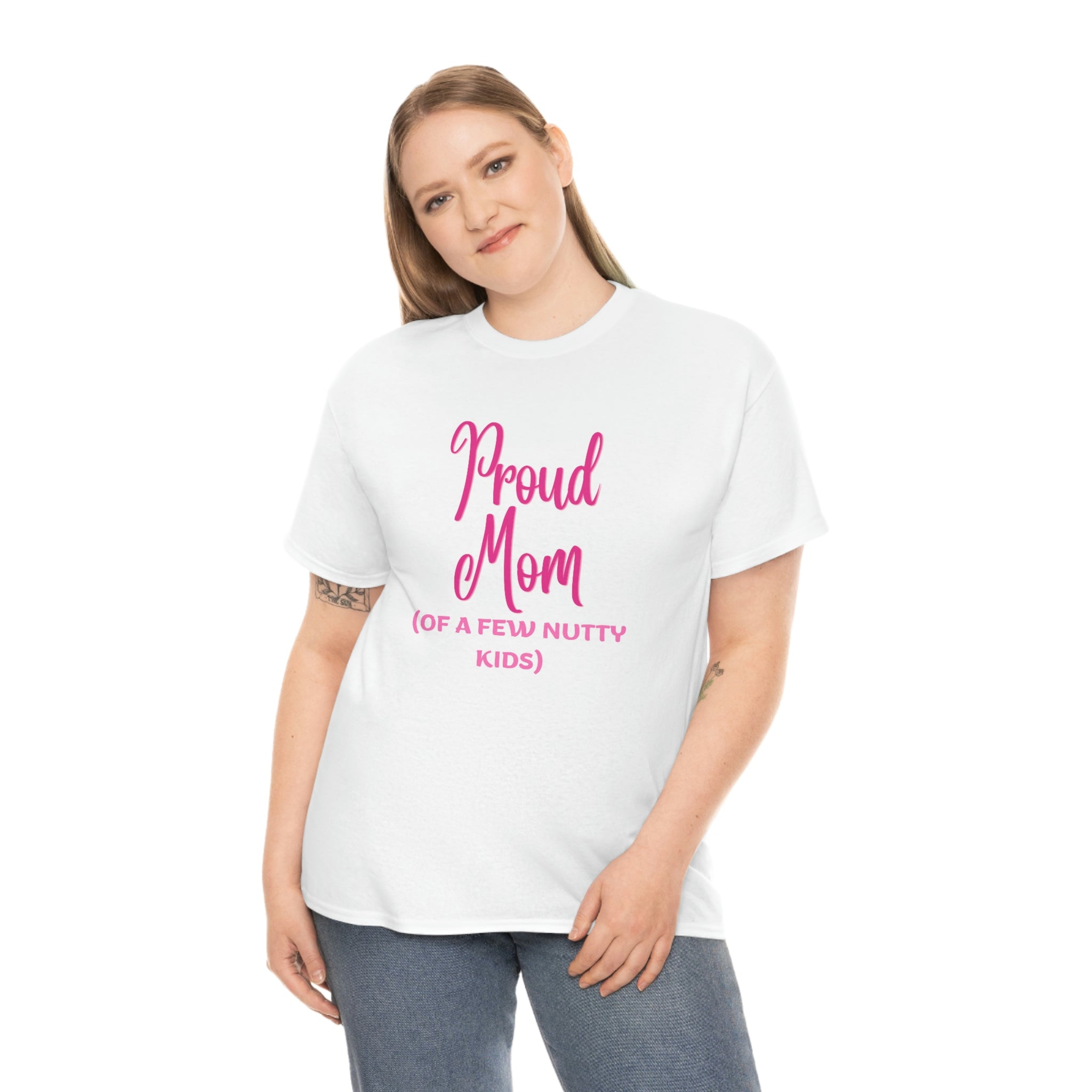 Proud Mom Unisex Heavy Cotton Tee