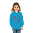 Happy Valentine's Day Toddler Pullover Fleece Hoodie