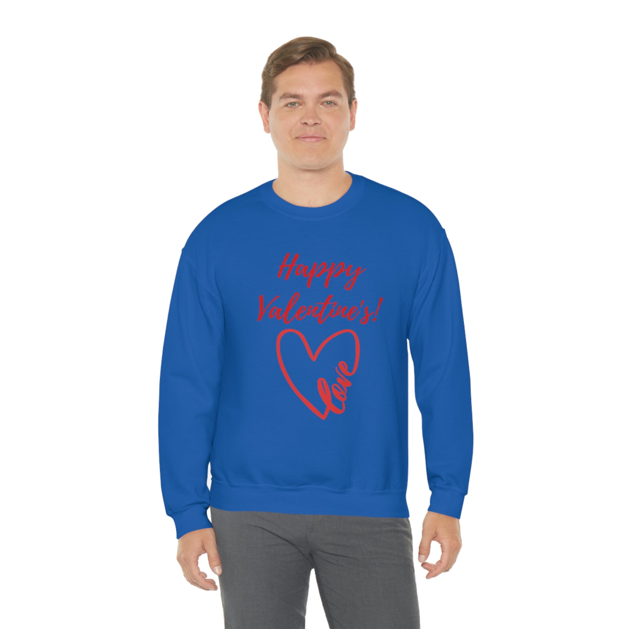 Happy Valentine's Love! Unisex Heavy Blend™ Crewneck Sweatshirt