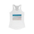 White Sands Blue Ocean Women's Ideal Racerback Tank