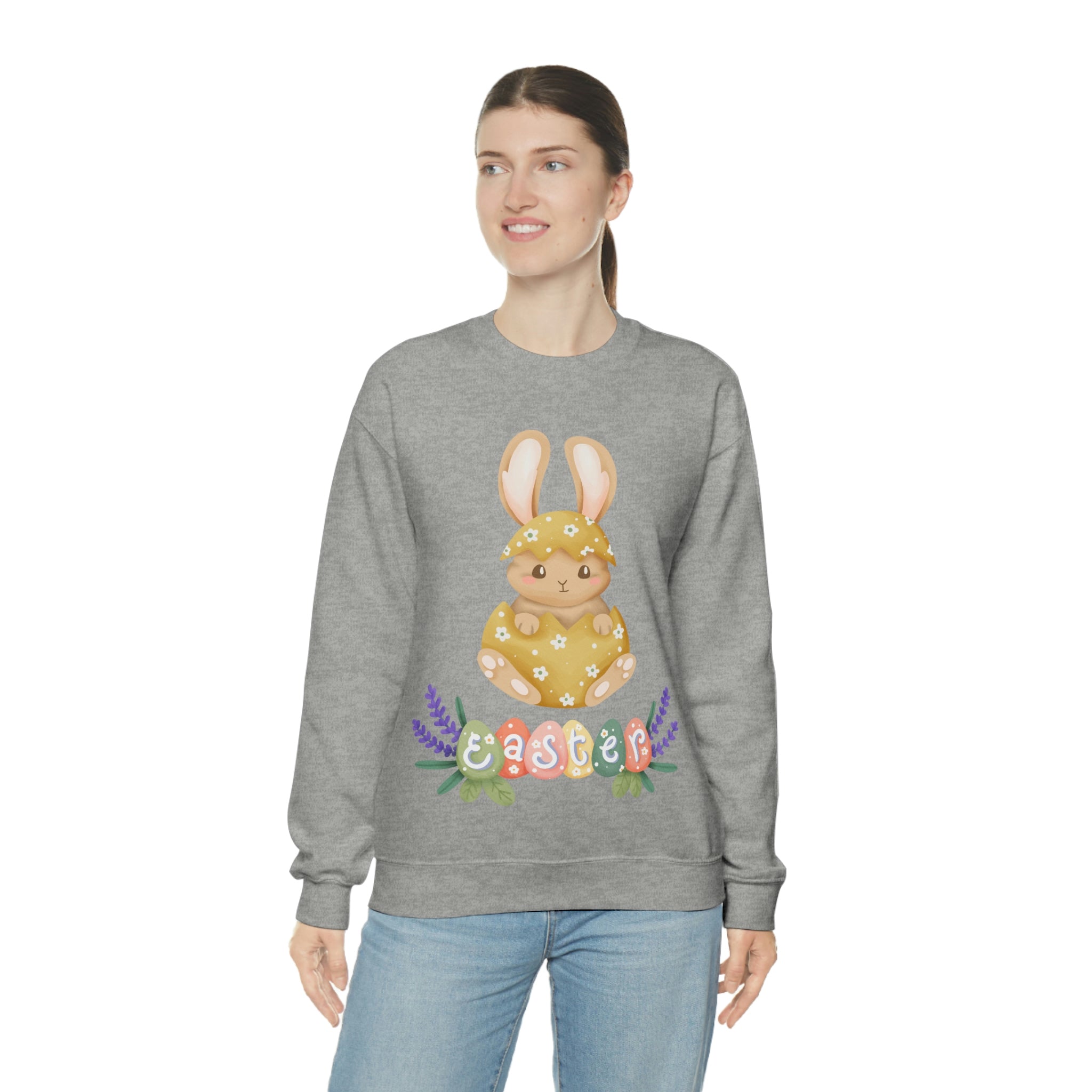 Easter Hunt Is On Unisex Heavy Blend™ Crewneck Sweatshirt