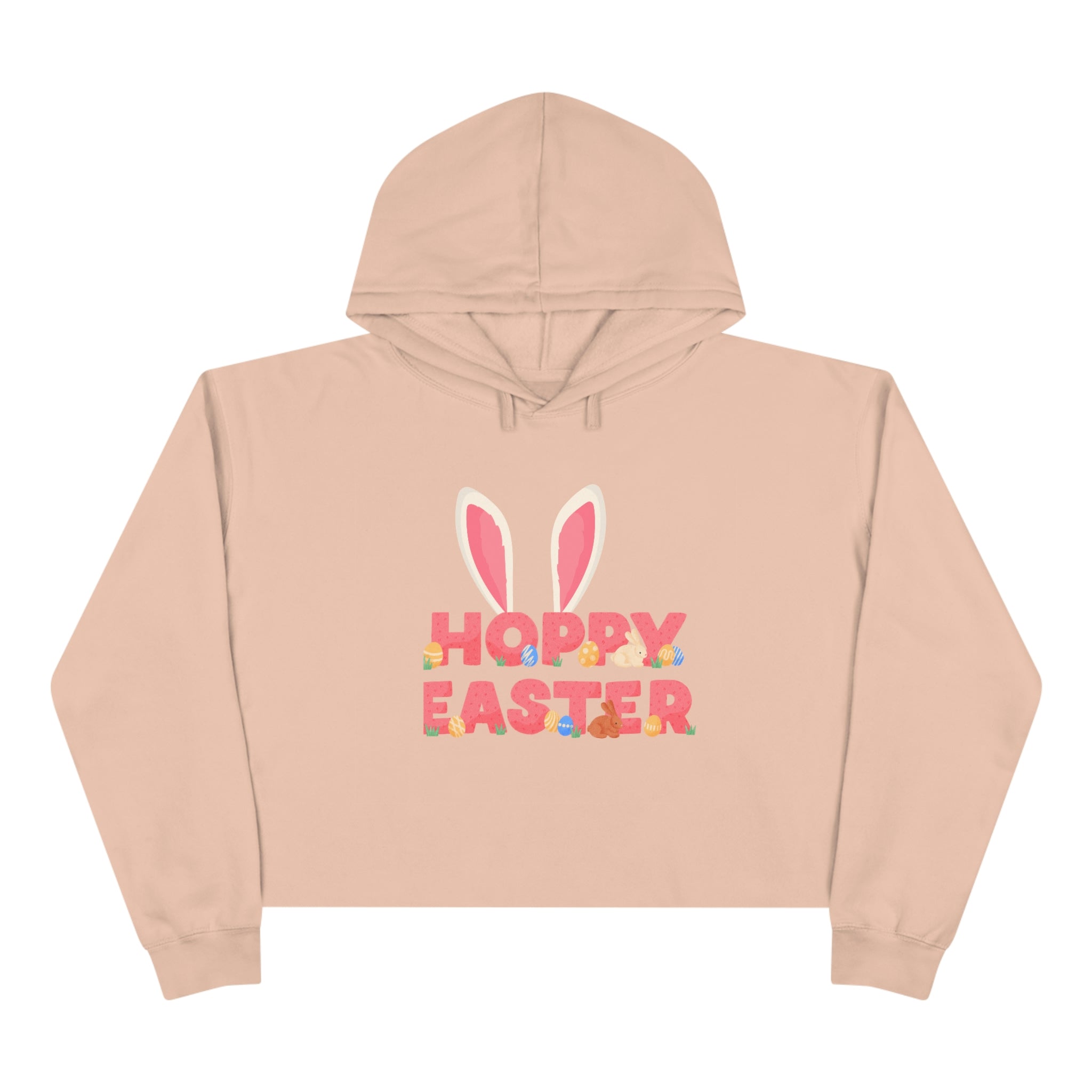 The Hoppy Easter Crop Hoodie