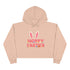 The Hoppy Easter Crop Hoodie