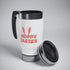 The Hoppy Easter Stainless Steel Travel Mug with Handle, 14oz