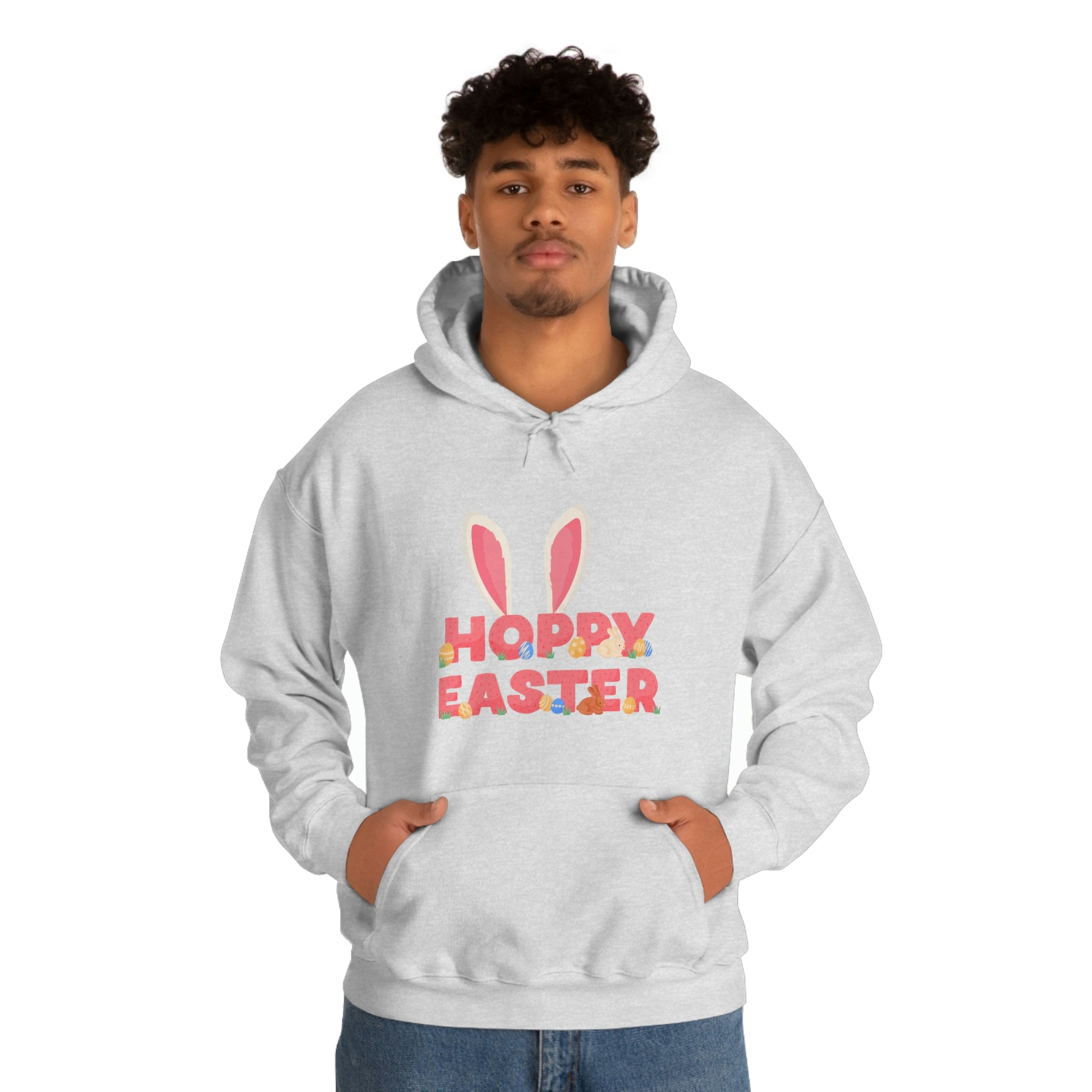 The Hoppy Easter Unisex Heavy Blend™ Hooded Sweatshirt