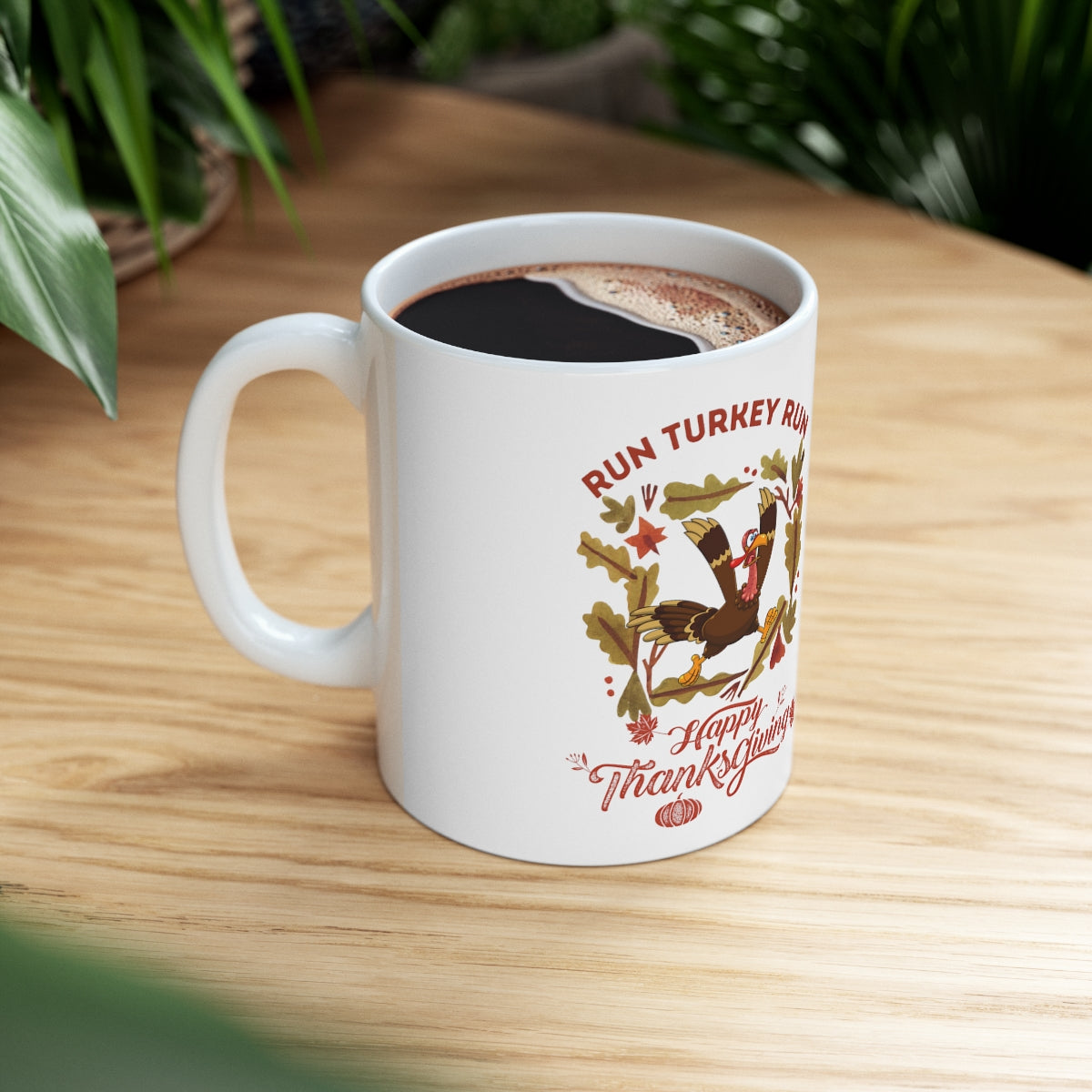 Run Turkey Run Ceramic Mug 11oz