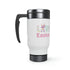 Gnome Love Easter Stainless Steel Travel Mug with Handle, 14oz