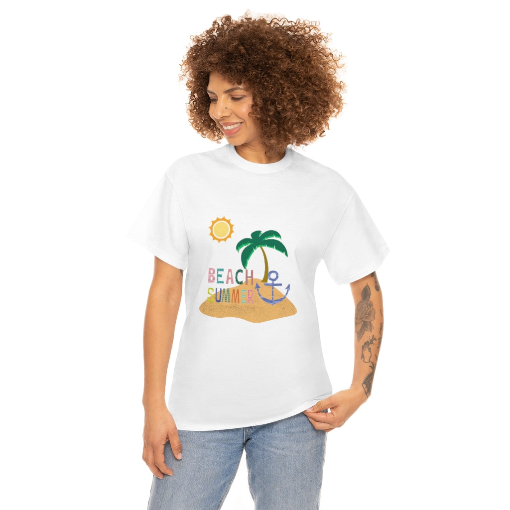 Beach Summer Unisex Heavy Cotton Tee