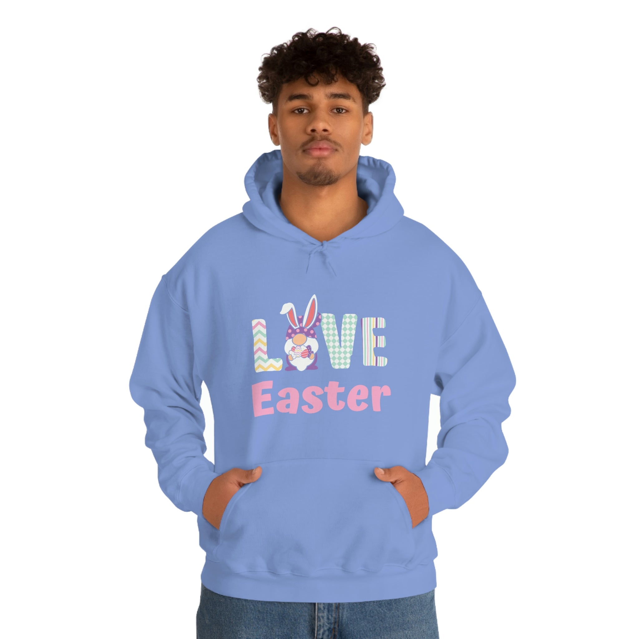 Gnome Love Easter Unisex Heavy Blend™ Hooded Sweatshirt