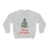 Merry Christmas Tree Unisex Heavy Blend™ Crewneck Sweatshirt
