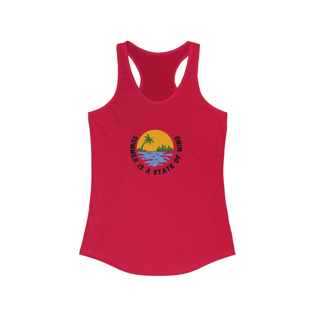 Summer Is A State Of MindWomen's Ideal Racerback Tank