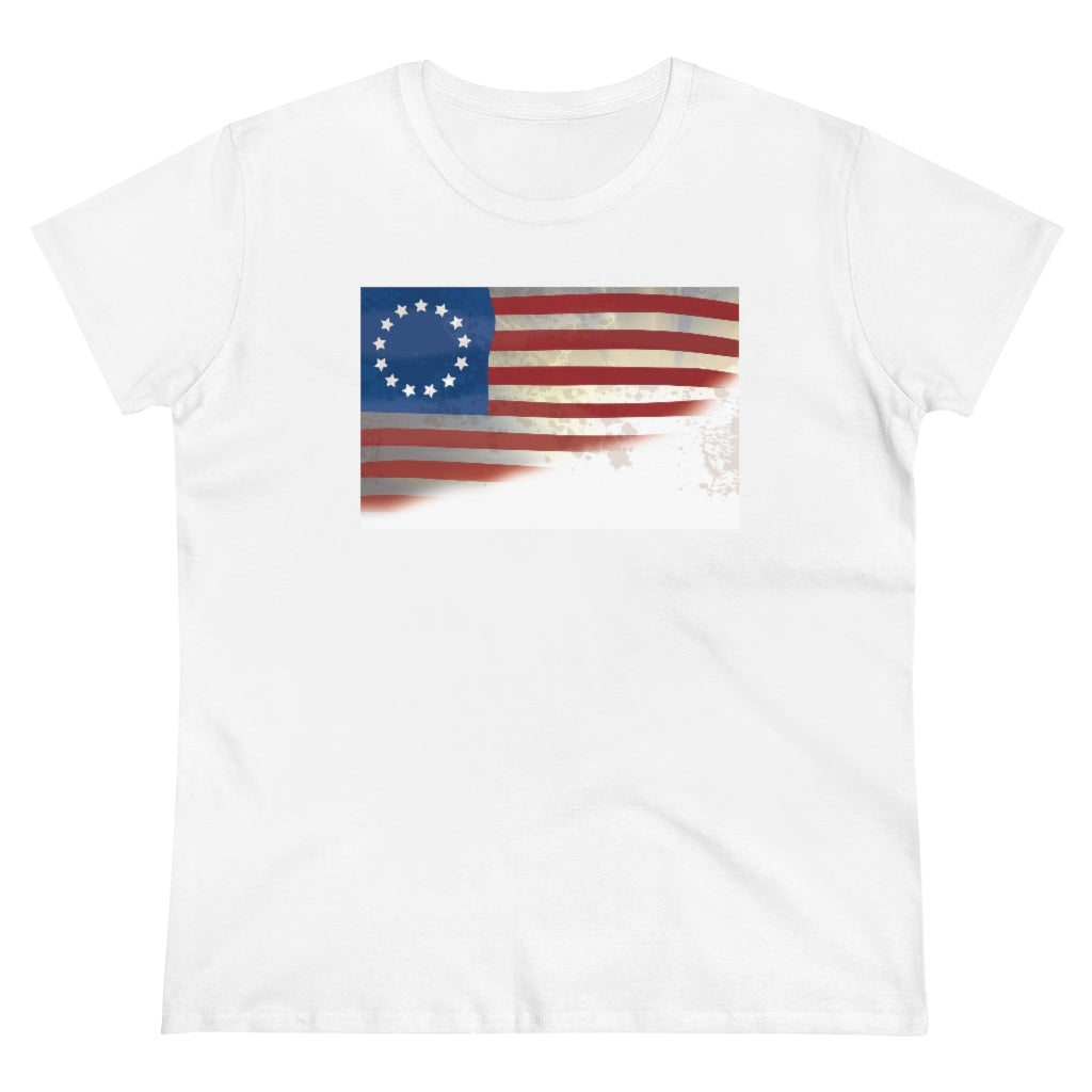 Old Glory Women's Heavy Cotton Tee