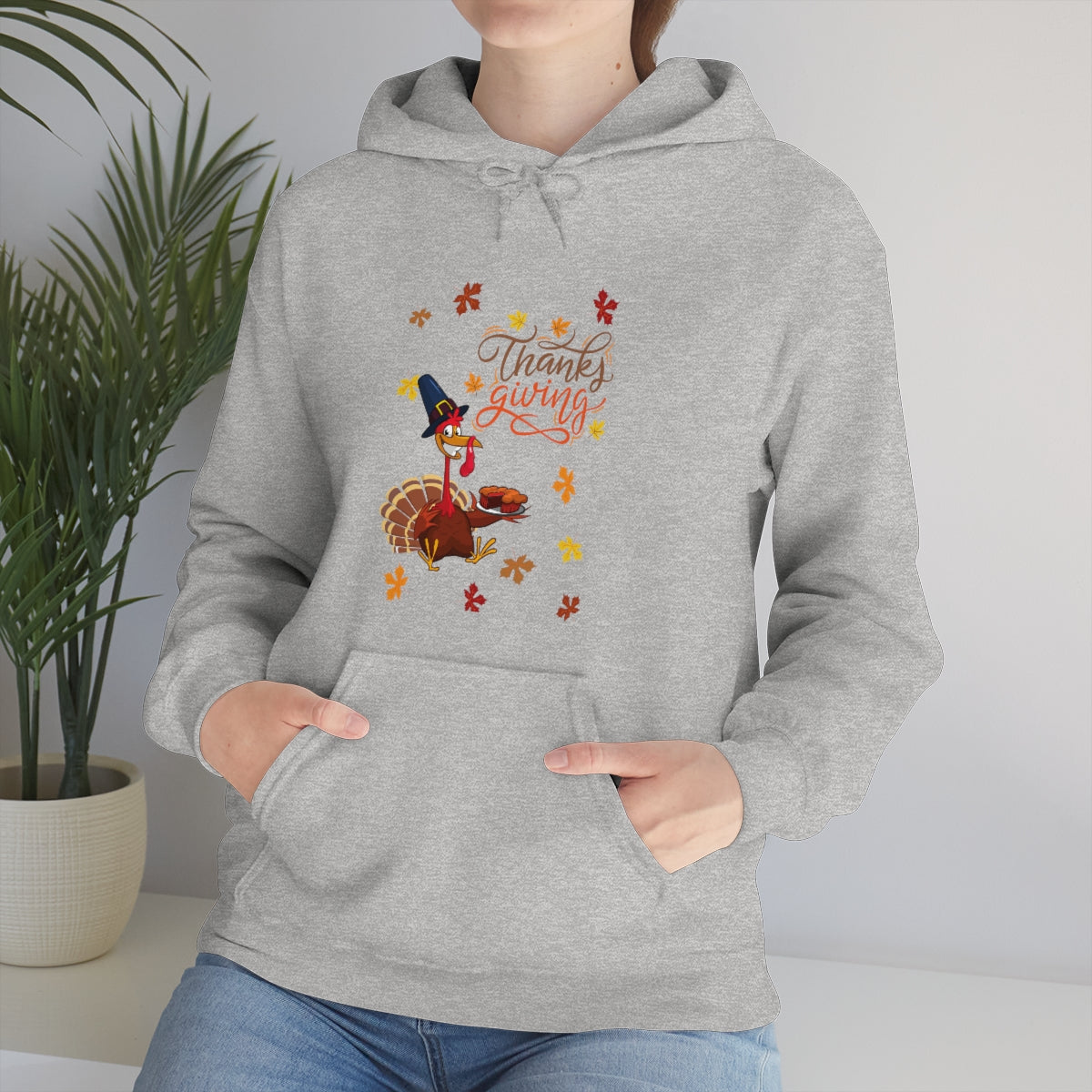 Thanksgiving Turkey Unisex Heavy Blend™ Hooded Sweatshirt