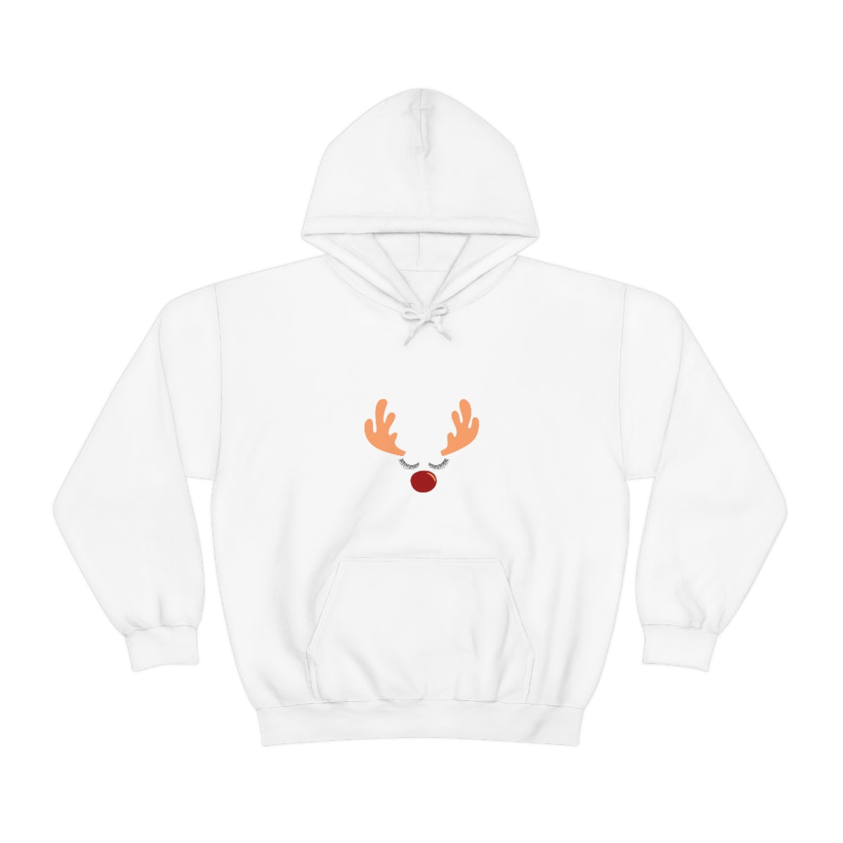 Reindeer Christmas Unisex Heavy Blend™ Hooded Sweatshirt