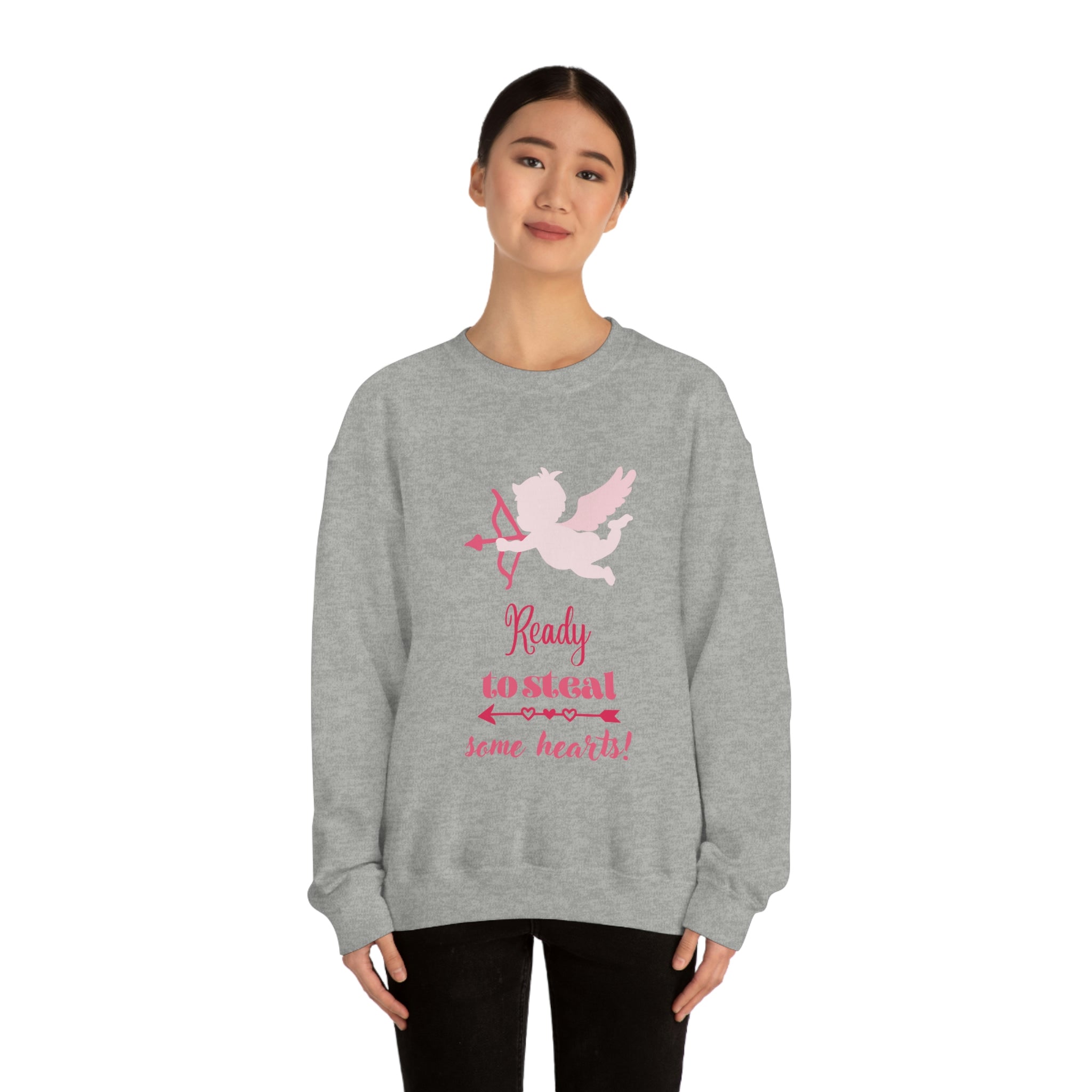 Ready To Steal Some Hearts!! Unisex Heavy Blend™ Crewneck Sweatshirt