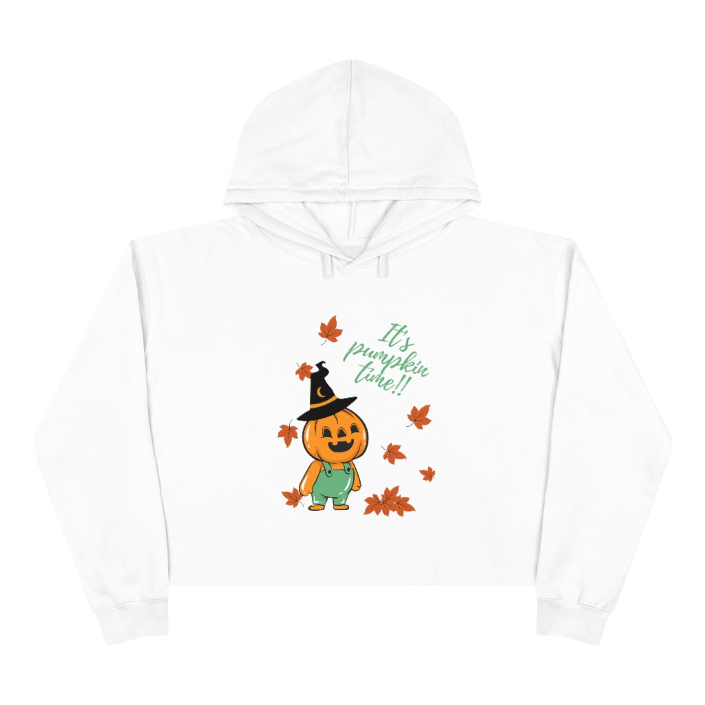 It's Pumpkin Time Crop Hoodie