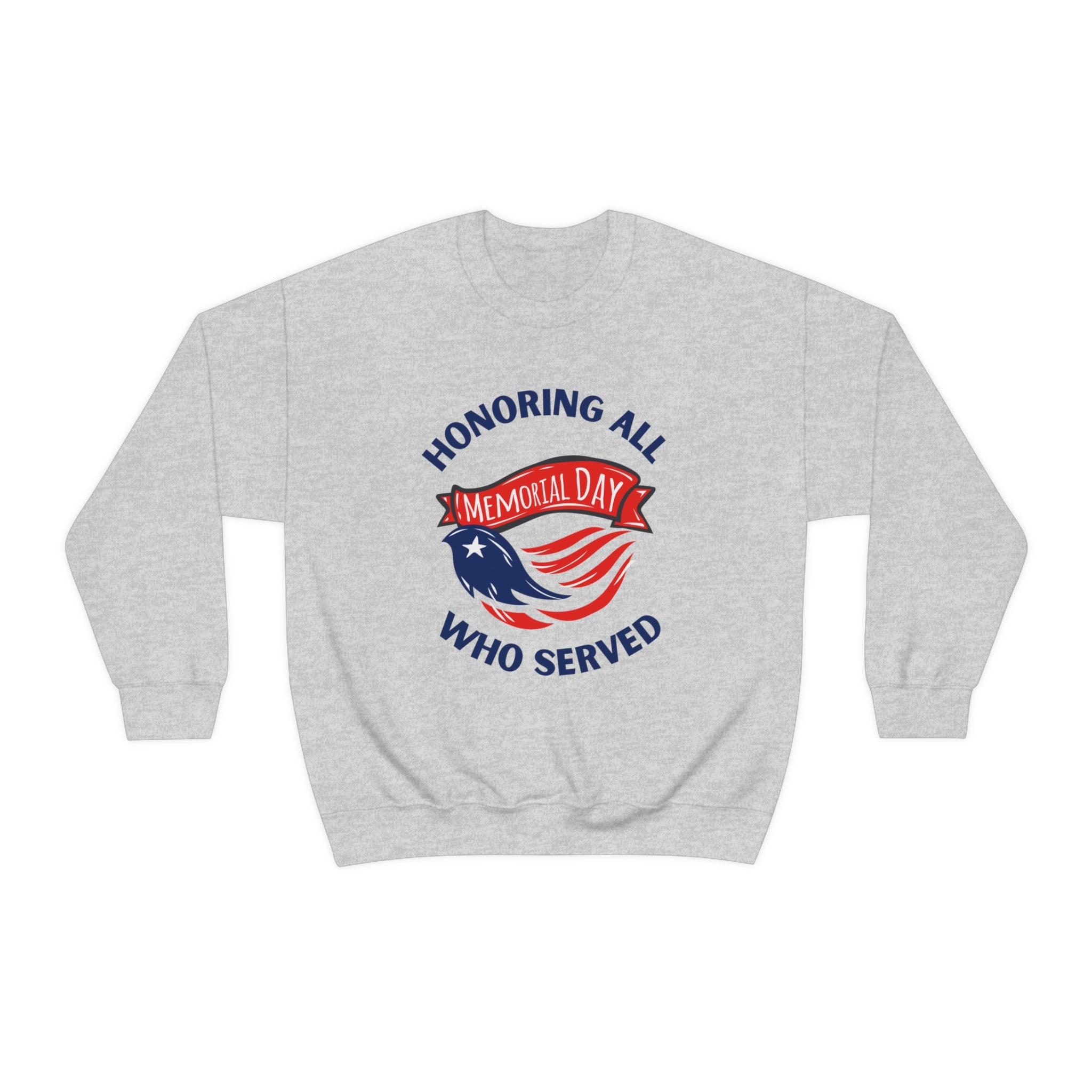 Memorial Day Honoring All Who Served Unisex Heavy Blend™ Crewneck Sweatshirt