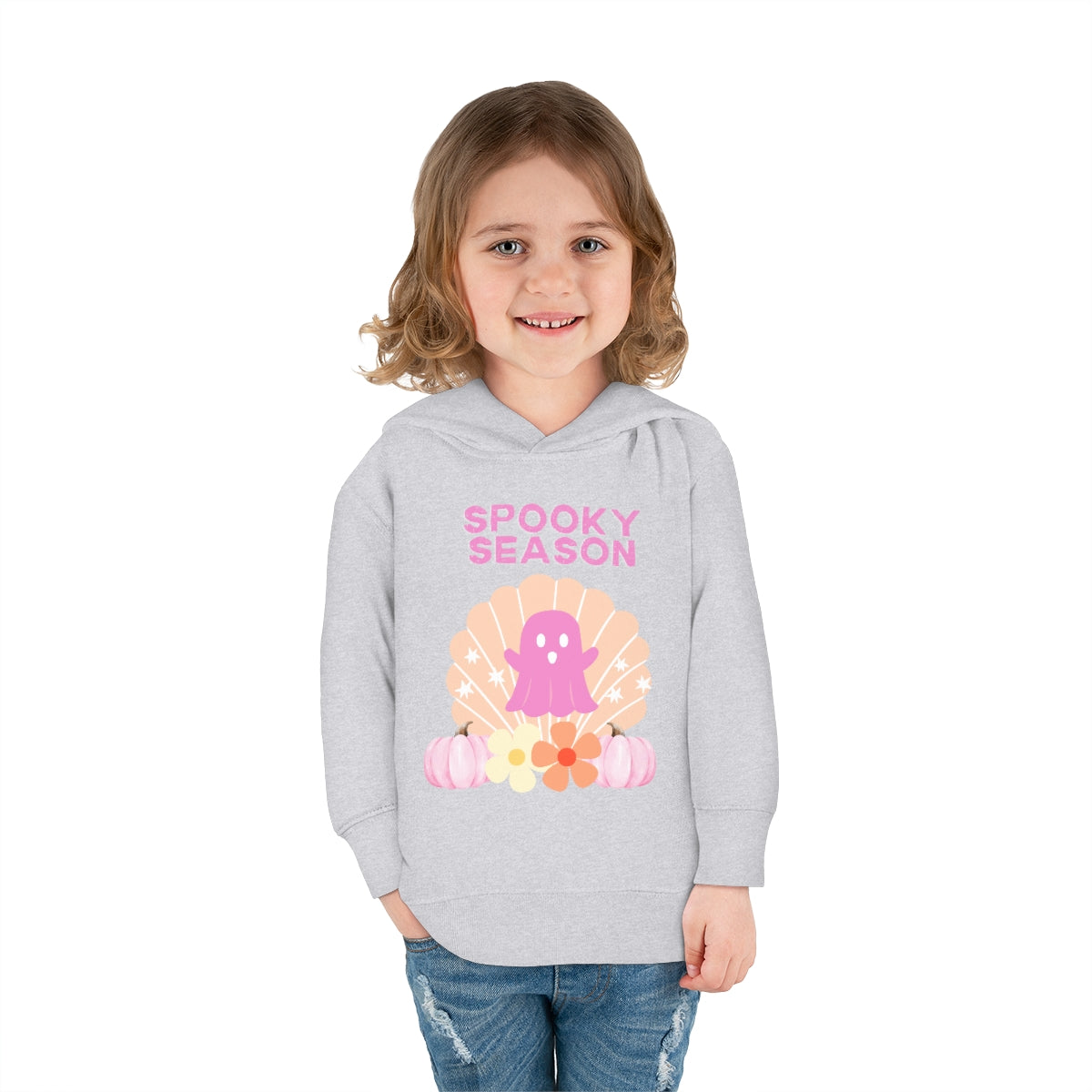 Spooky Season Toddler Pullover Fleece Hoodie