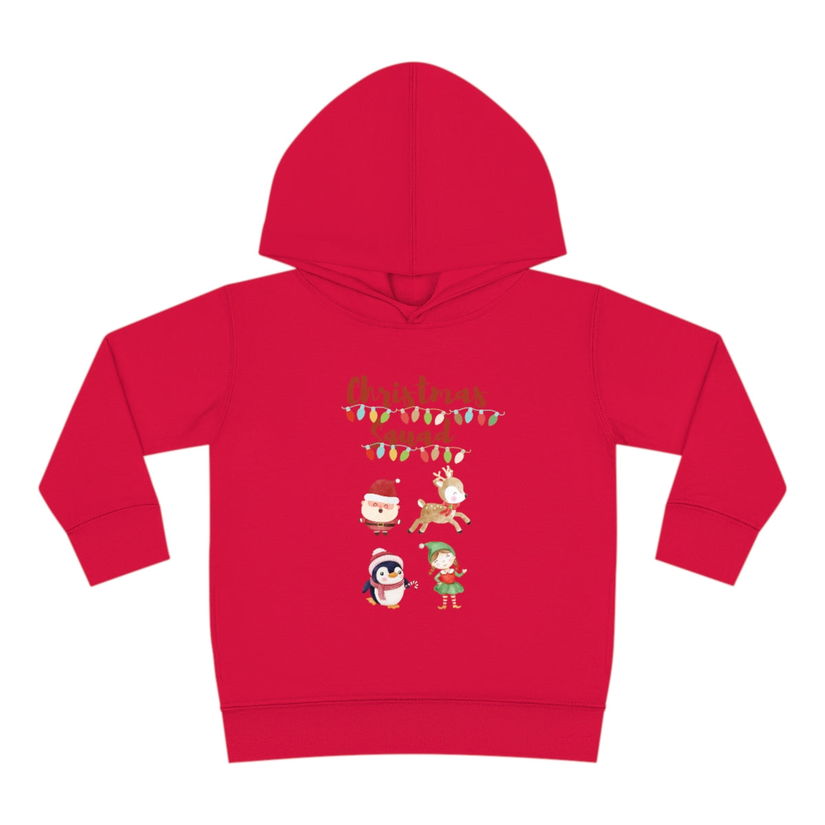 Christmas Squad Toddler Pullover Fleece Hoodie