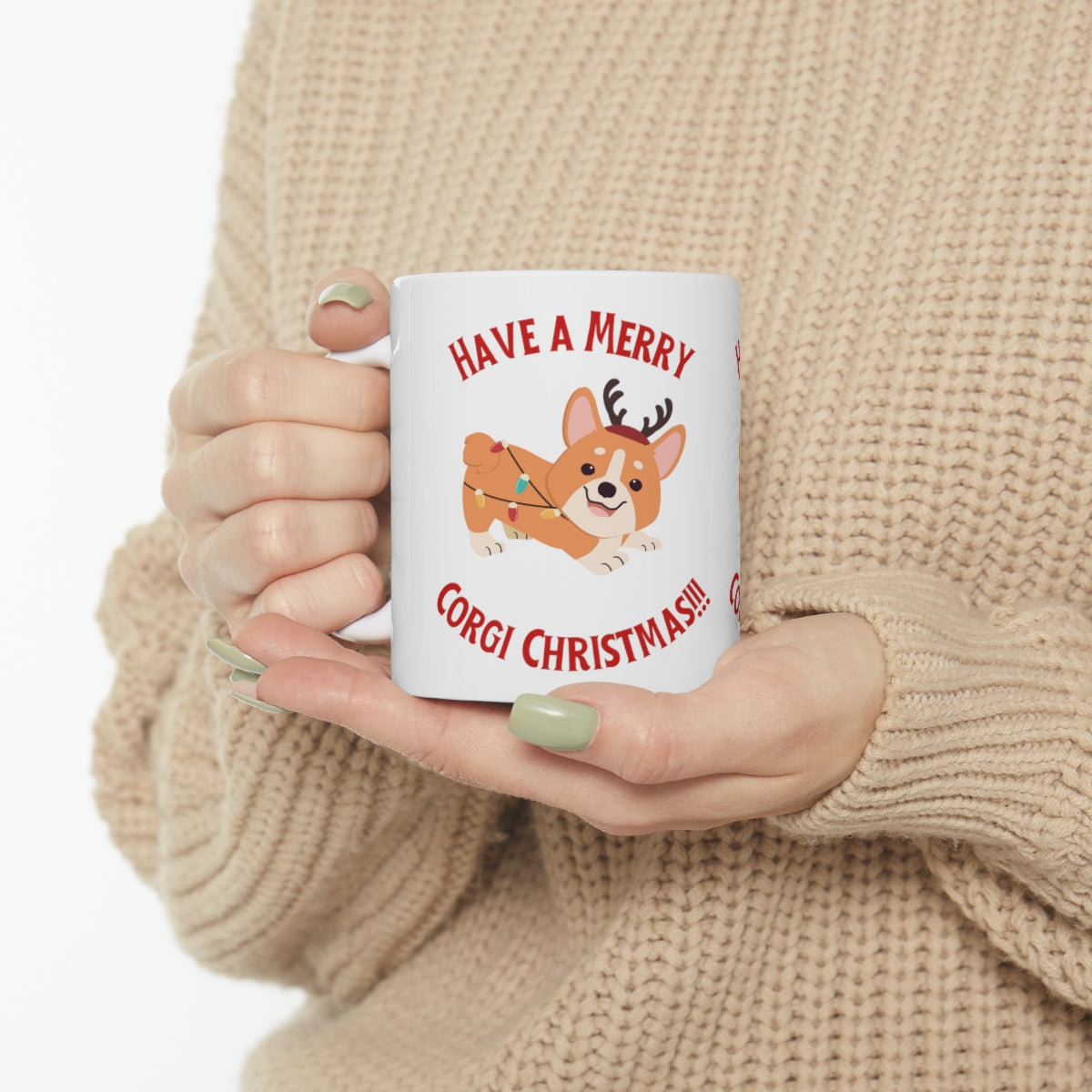 Have A Merry Corgi Christmas Ceramic Mug 11oz