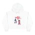 Happy President's Day Gnome Crop Hoodie