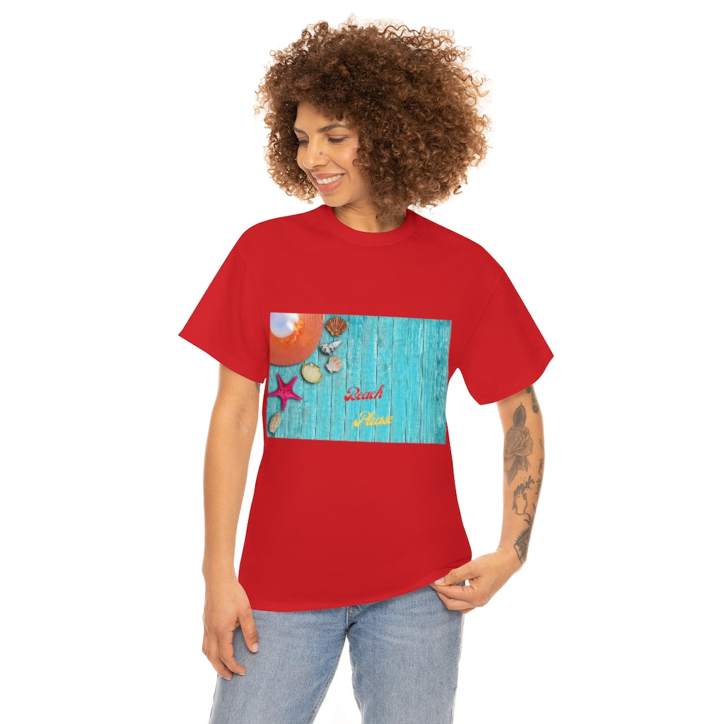 The Beach Please Unisex Heavy Cotton Tee